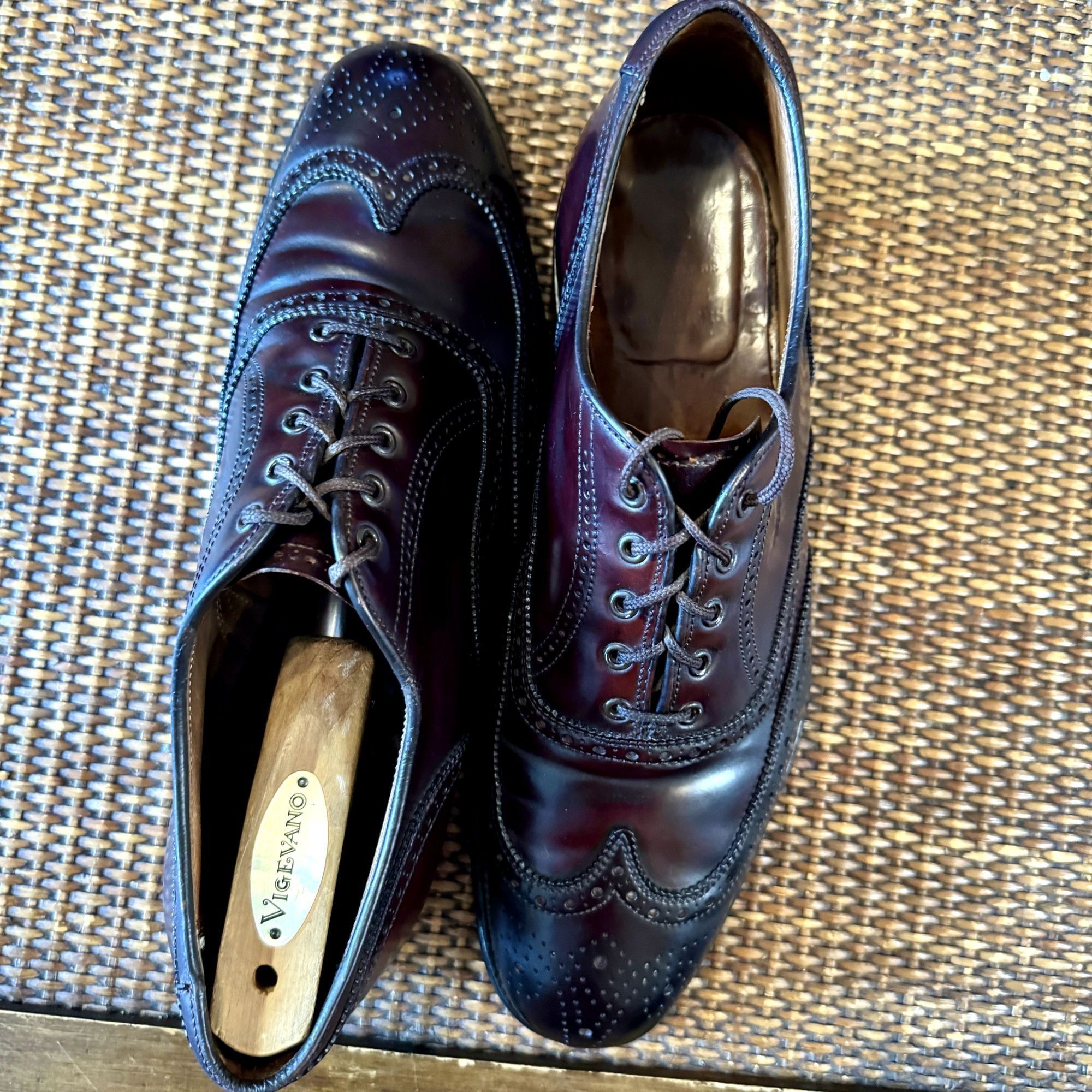 Alden Brooks Brothers A764 SHELL CORDOVAN Wing Tip Shoes 9 E