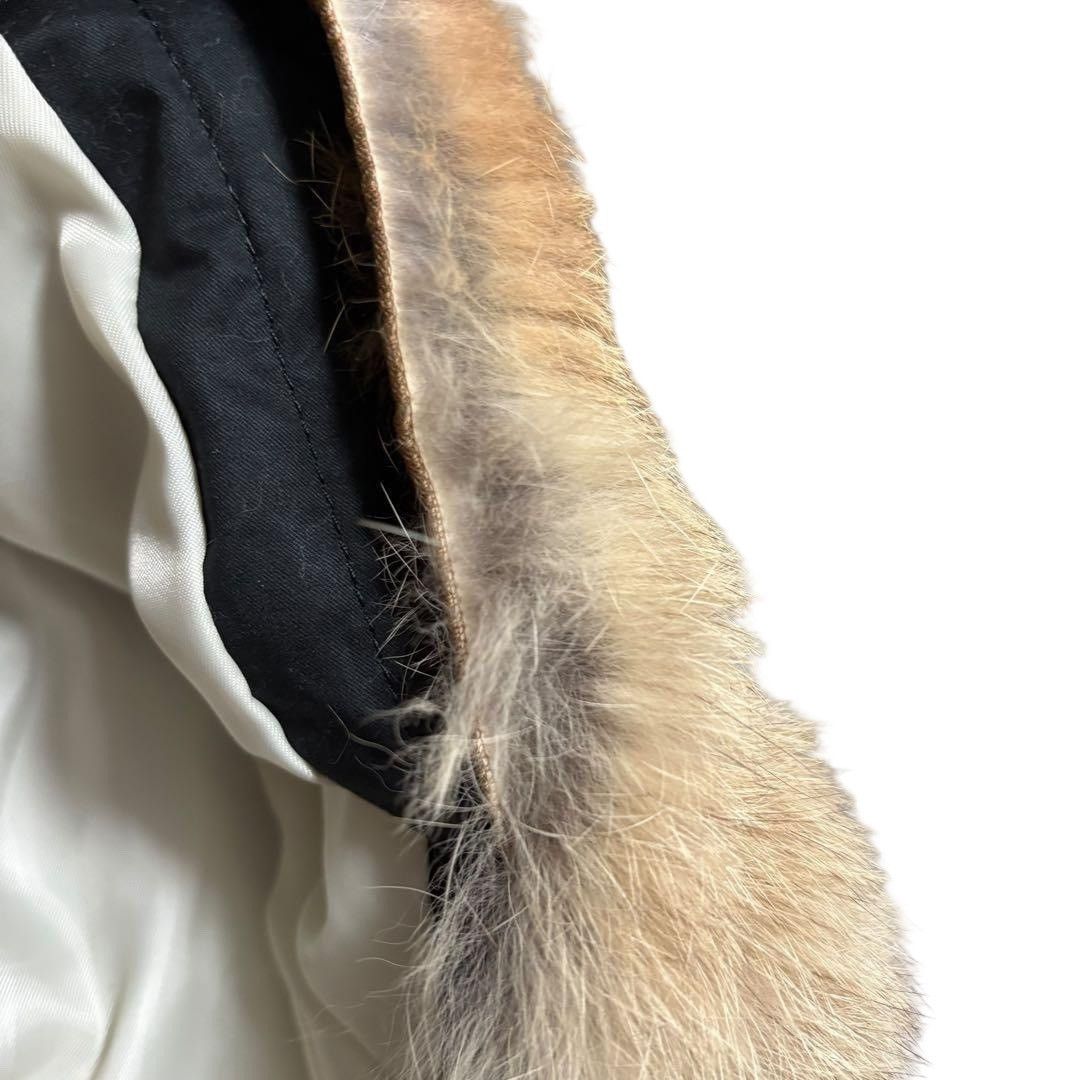 PPFM PPFM Rabbit Fur Hooded Coat Black Cotton Long Jacket Size US L / EU 52-54 / 3 - 6 Thumbnail