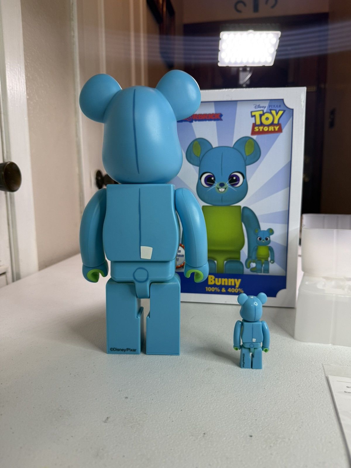 Medicom Toy Bearbrick Disney Pixar Toy Story 4 BUNNY 100% 400% Be@rbrick Size ONE SIZE - 4 Thumbnail
