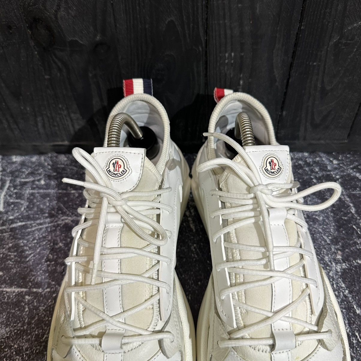 Moncler MONCLER MEN’S White Leather Sneakers Size 43 Size US 10 / EU 43 - 6 Thumbnail