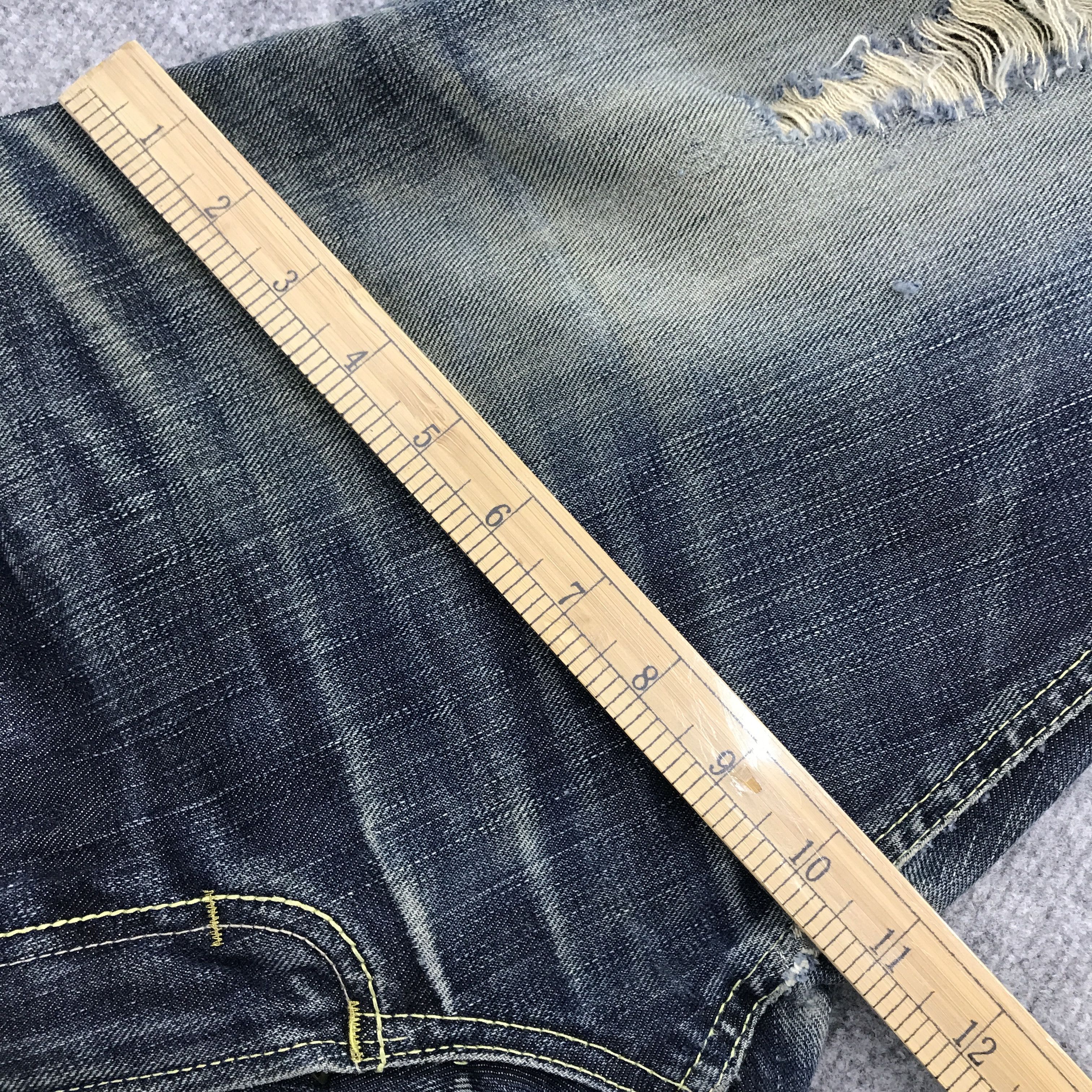 Japanese Brand × Lee Rare Gold Label Lee riders distressed Denim Jeans Size US 31 - 5 Thumbnail