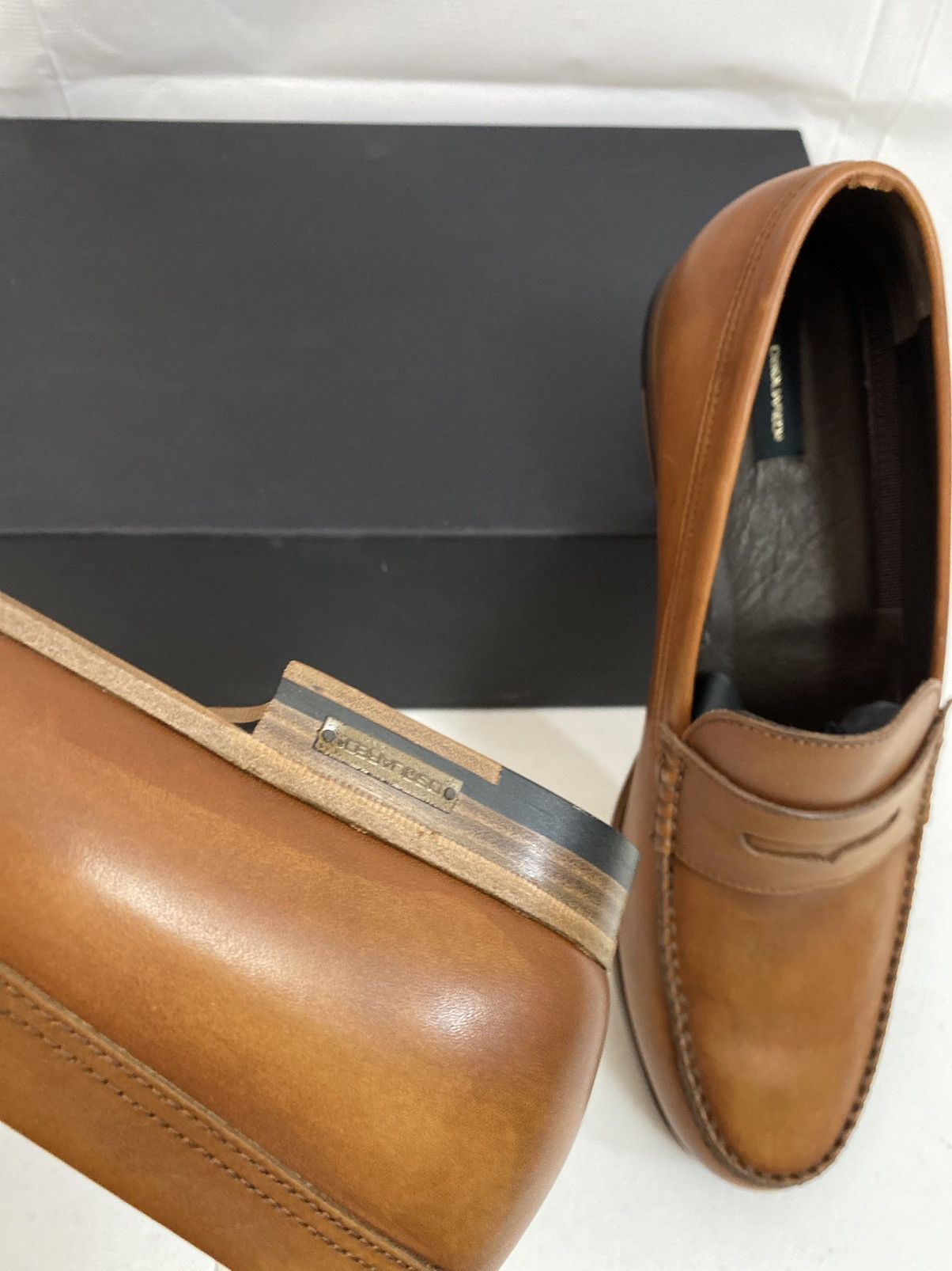 Dsquared2 Dsquared2 🇮🇹 Brown Leather Handmade Penny Loafer 12 NEW Size US 12 / EU 45 - 17 Thumbnail