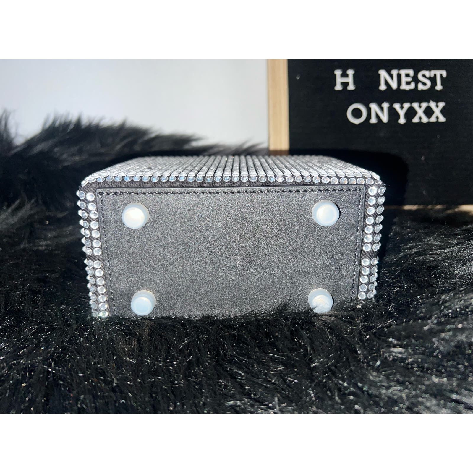 Brandon Blackwood Brandon Blackwood mini velvet crystal trunk Size ONE SIZE - 4 Thumbnail