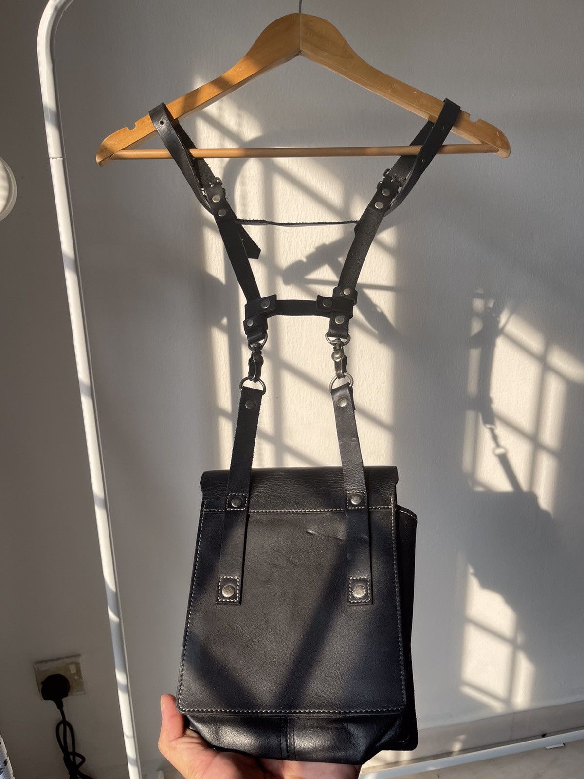 Jean Paul Gaultier 2000s Jean Paul Gaultier Bondage Sling Bag Size ONE SIZE - 13 Thumbnail