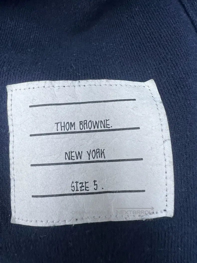 Thom Browne Thom Browne Blue and black four stripes hoodie Size US XXL / EU 58 / 5 - 6 Thumbnail