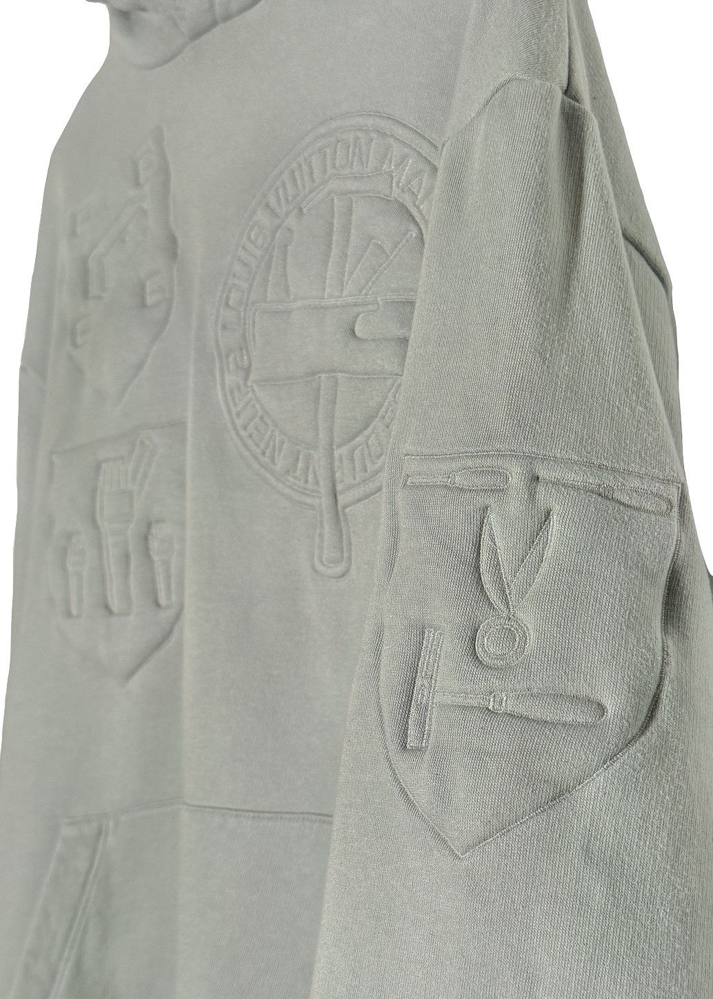 Louis Vuitton Louis Vuitton 2019 3D Padded Monogram Grey Hoodie Size US XL / EU 56 / 4 - 5 Thumbnail
