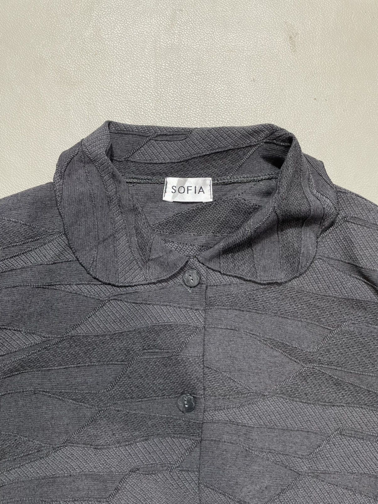Issey Miyake Japan Sofia - Abstract Patchwork boxy Shirt Issey style Size M / US 6-8 / IT 42-44 - 2 Thumbnail