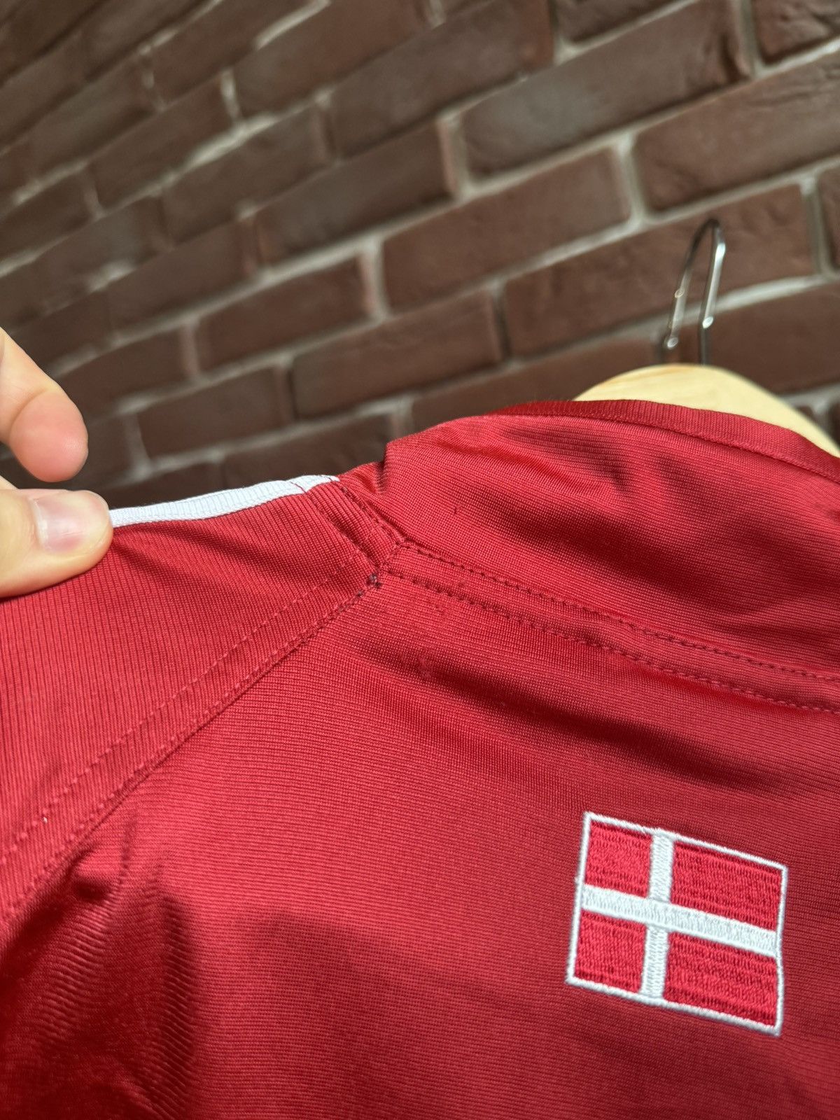 Adidas ADIDAS Dansk Boldspil Union Denmark Track Jacket Soccer 2004 Size US XXL / EU 58 / 5 - 14 Thumbnail
