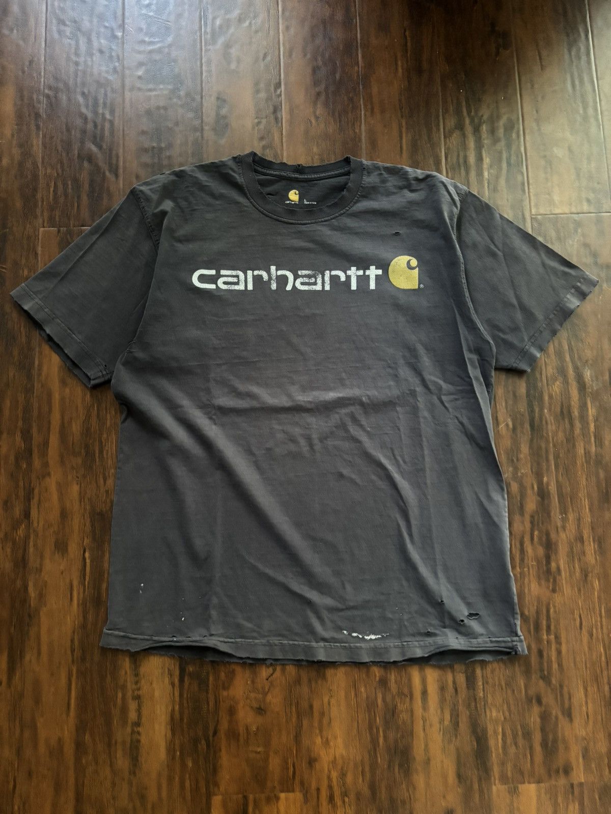 Carhartt vintage faded thrashed carhartt tee Size US L / EU 52-54 / 3 - 2 Thumbnail