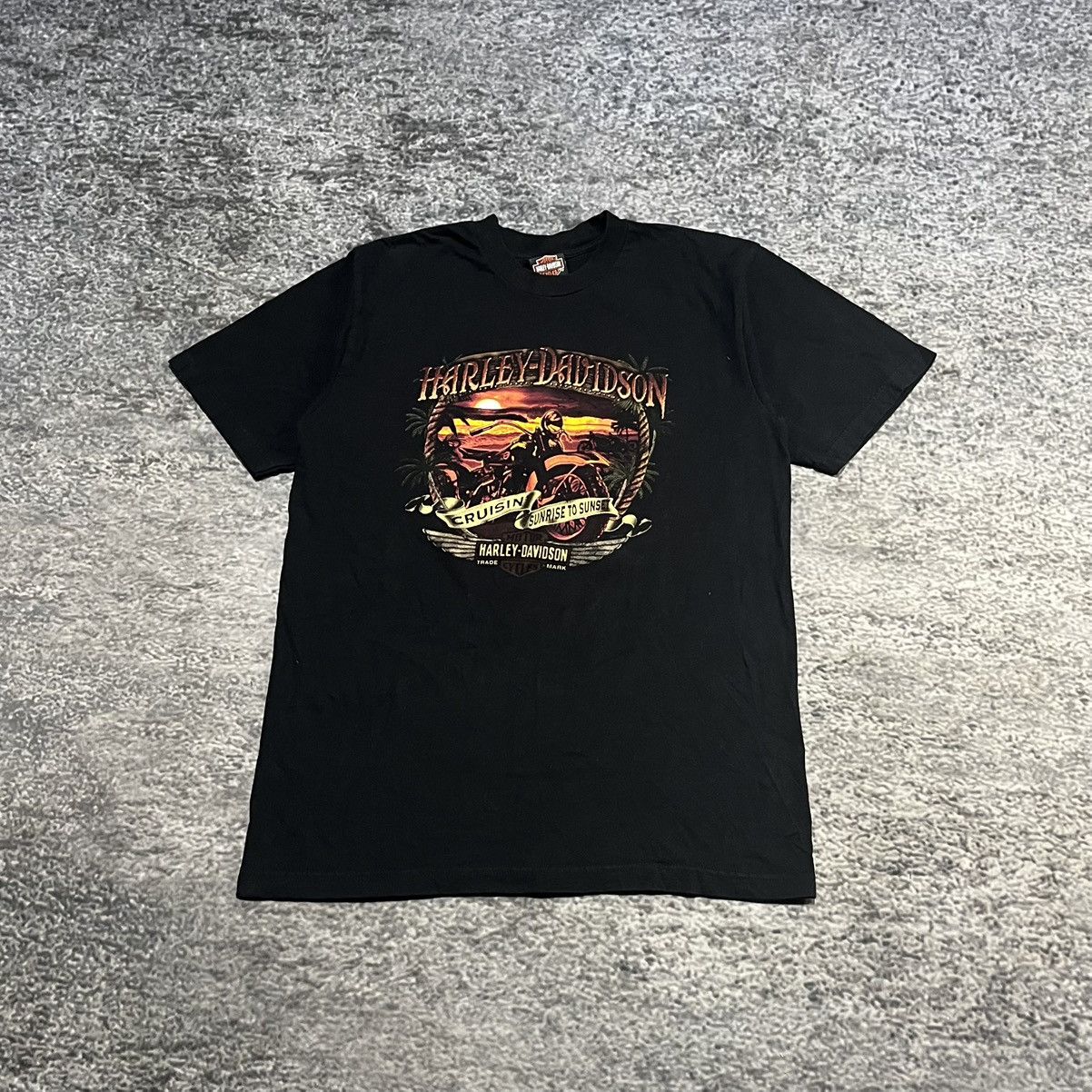 Harley Davidson Vintage 2000s Harley Davidson Biker Skater Grunge T Shirt Size US L / EU 52-54 / 3 - 1 Thumbnail