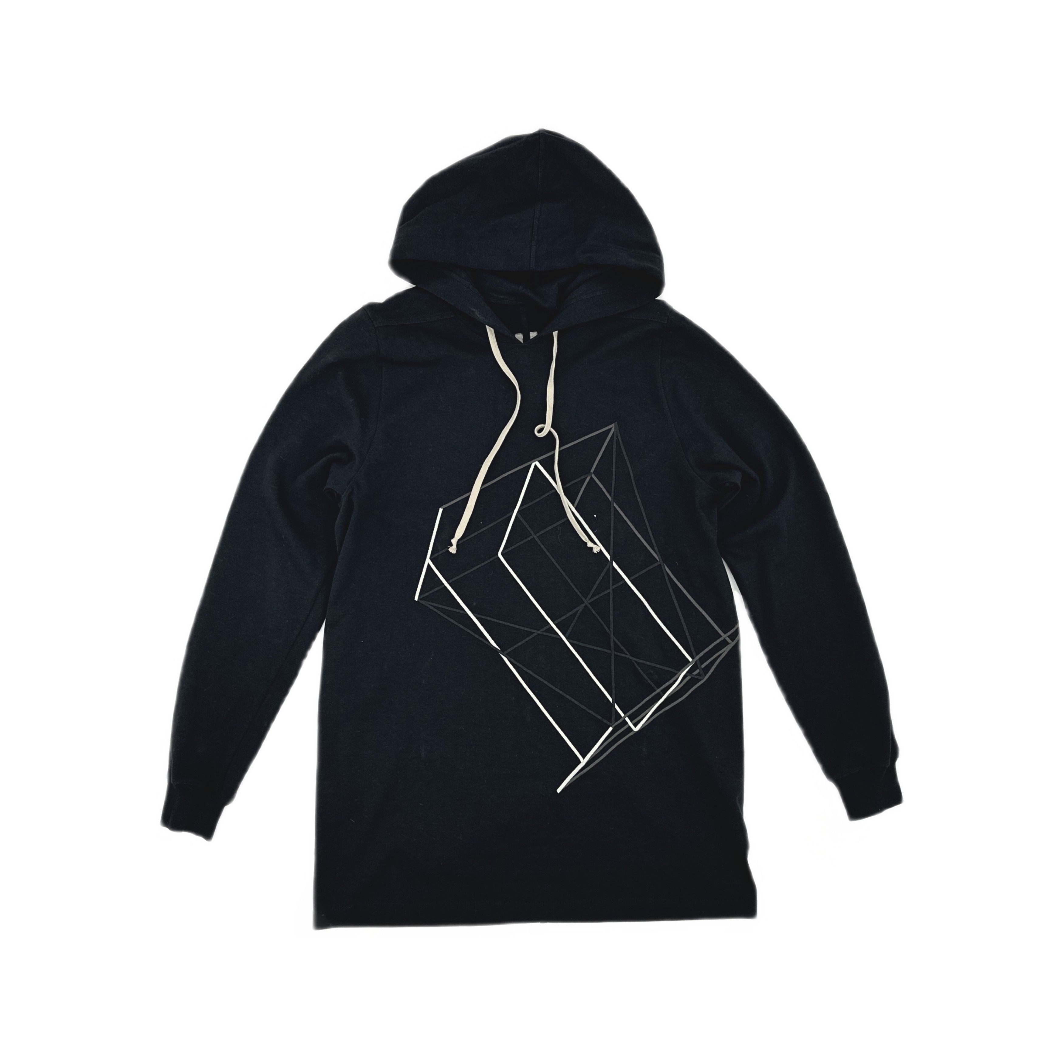 Rick Owens Rick Owens Geometric Embroidery Hoodie Size S Size US S / EU 44-46 / 1 - 1 Thumbnail