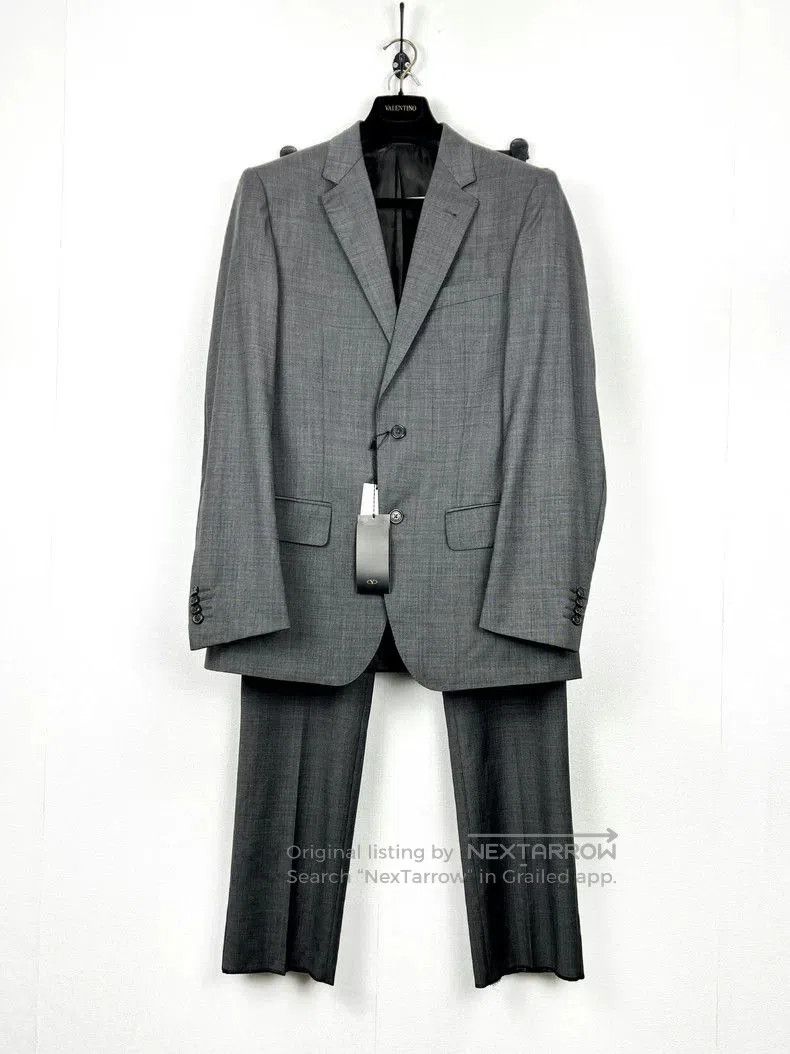 Valentino Men's Gray Wool Suit.