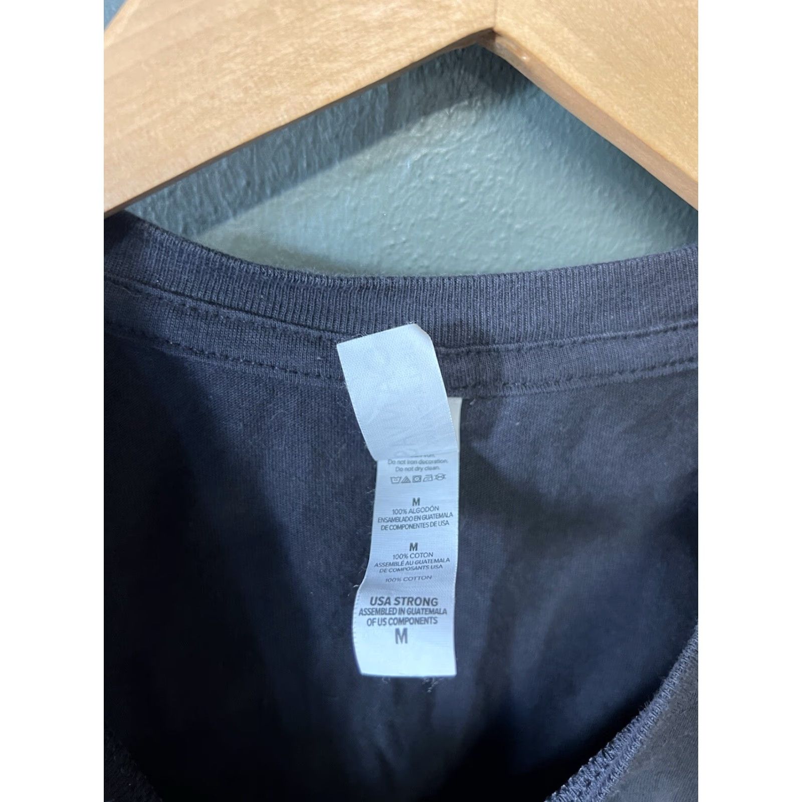 Vintage Luke Combs x Nicole Womens Black Short Sleeve T-Shirt M Medium Crew Neck Size M / US 6-8 / IT 42-44 - 3 Thumbnail