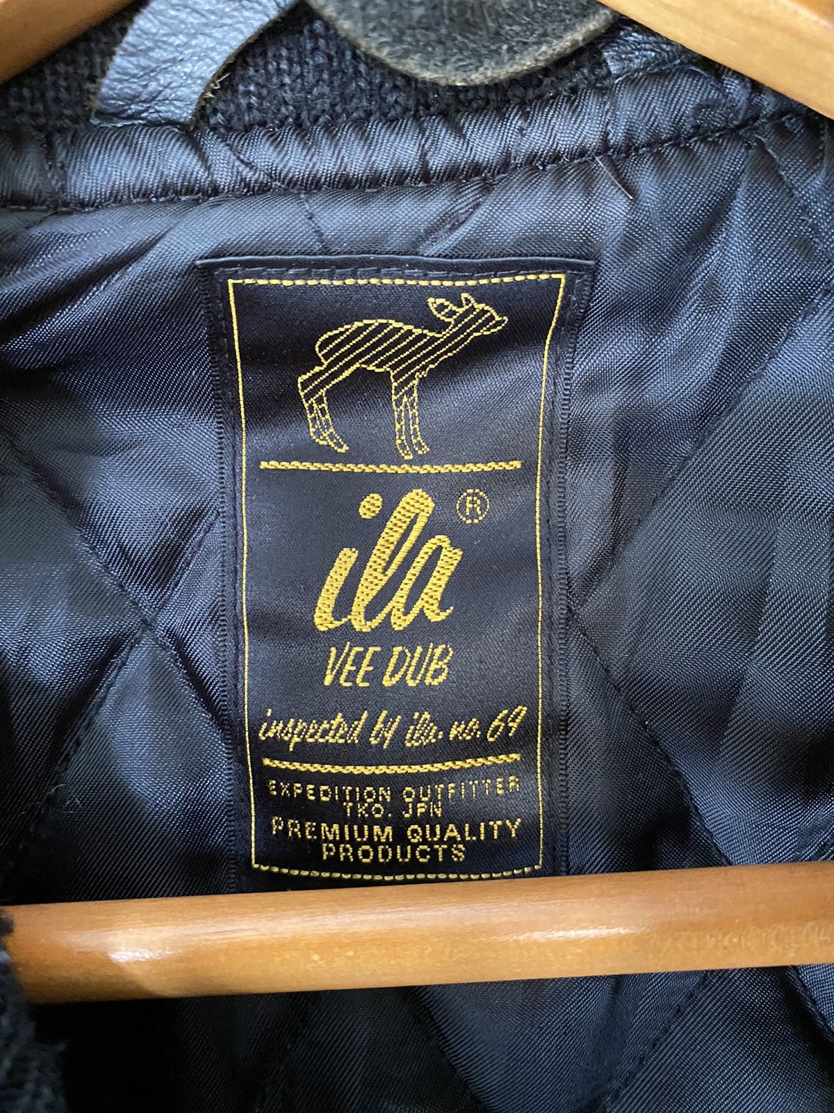 Japanese Brand 2000s Ila Primal Union Leather sleeve Skull Varsity Size US M / EU 48-50 / 2 - 16 Thumbnail