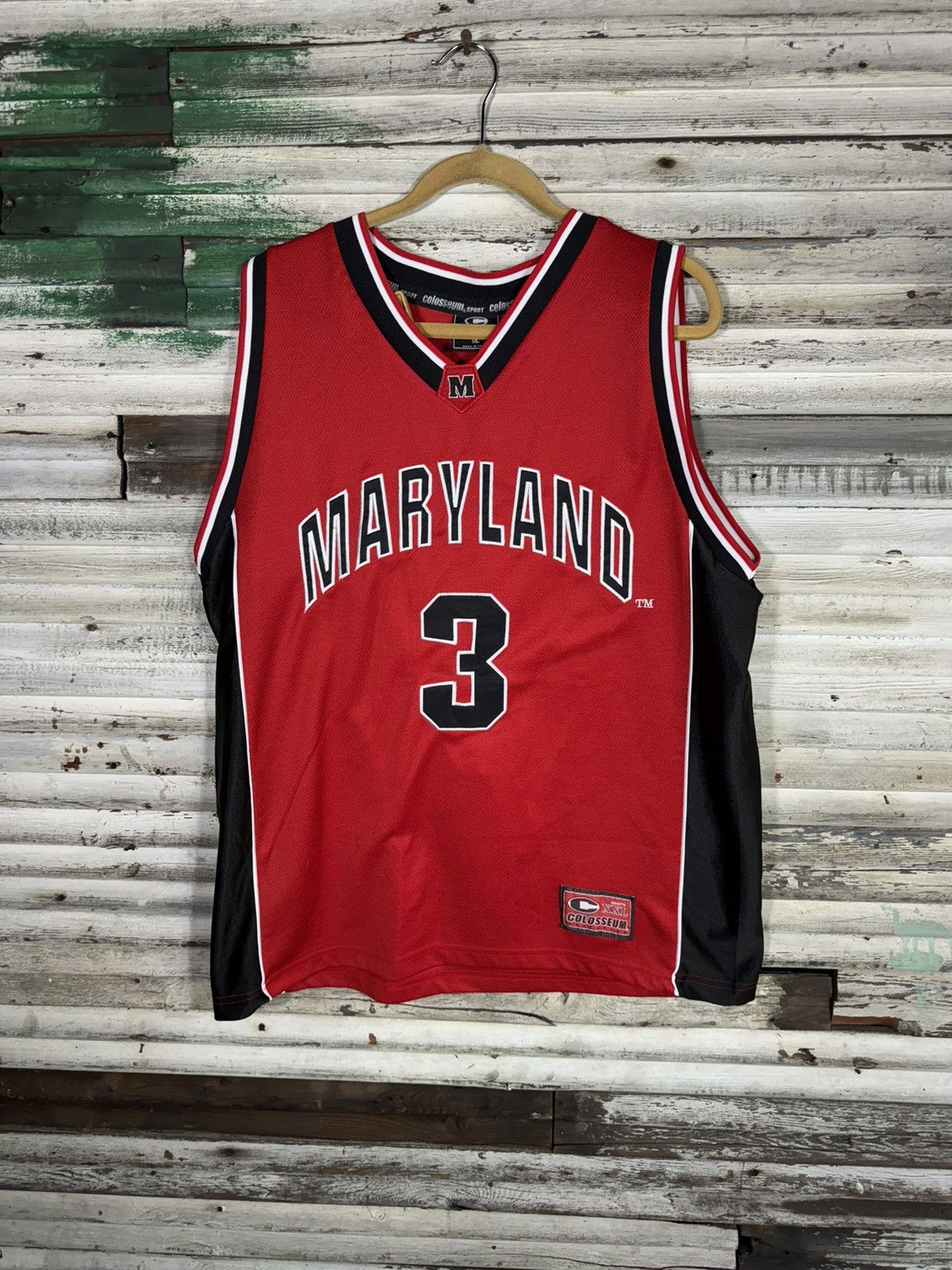 NCAA × Vintage Maryland Terrapins # 3 Basketball Jersey Size US L / EU 52-54 / 3 - 1 Thumbnail