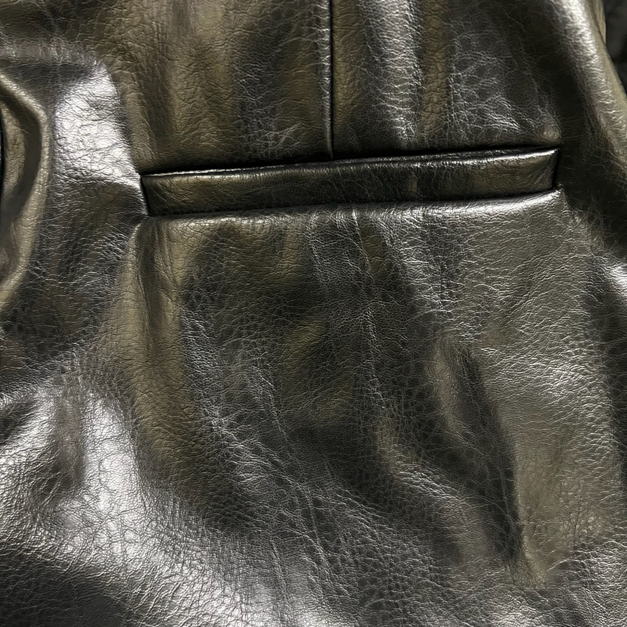 H&M H&M Black Faux Leather Mini Shorts Size 12 Womens High-Waist Size 34" / US 12 / IT 48 - 5 Thumbnail