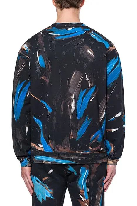 Moschino o1y0225 Logo Crewneck Sweatshirt in Multicolor Size US S / EU 44-46 / 1 - 4 Thumbnail