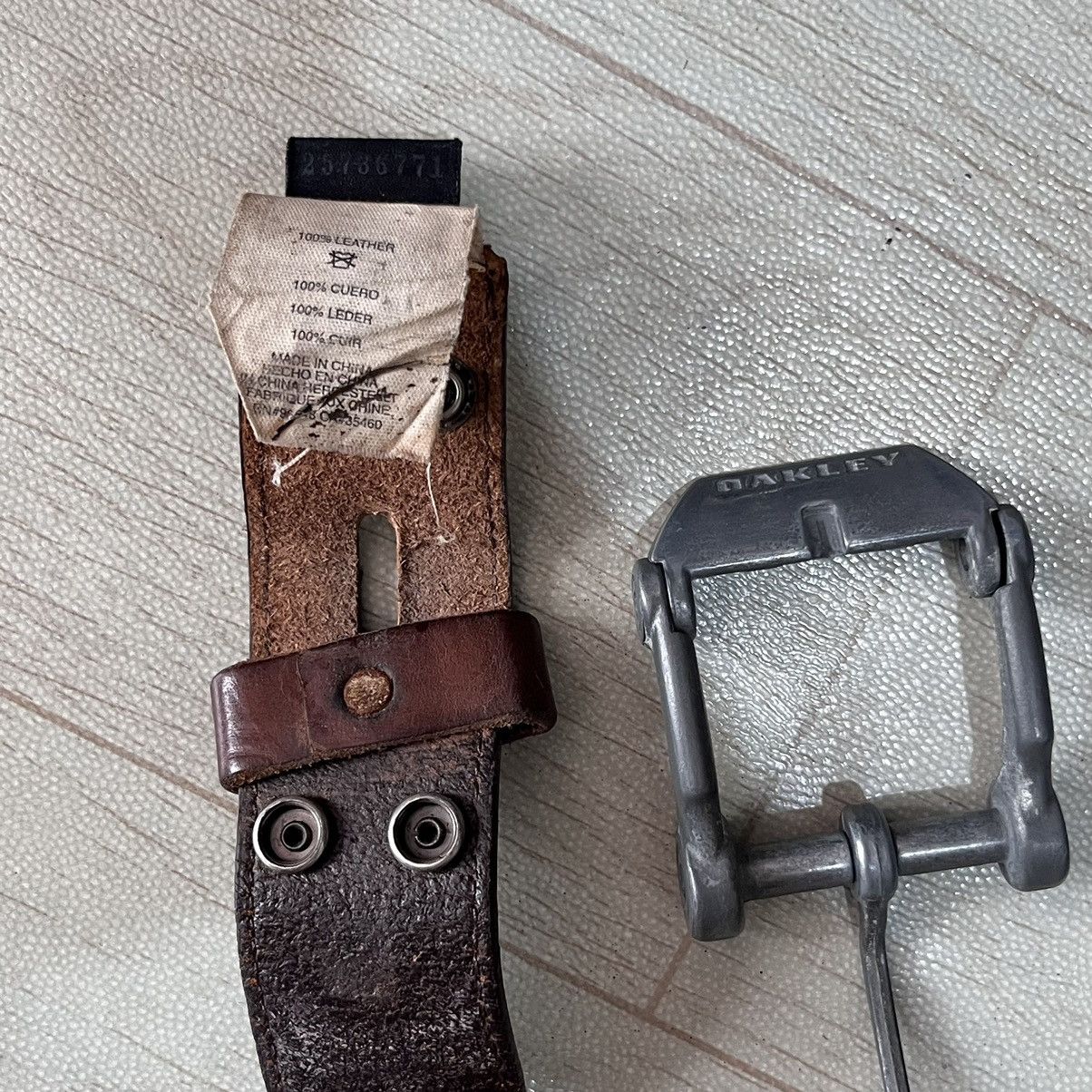 Oakley Vintage Oakley belt Size ONE SIZE - 7 Thumbnail