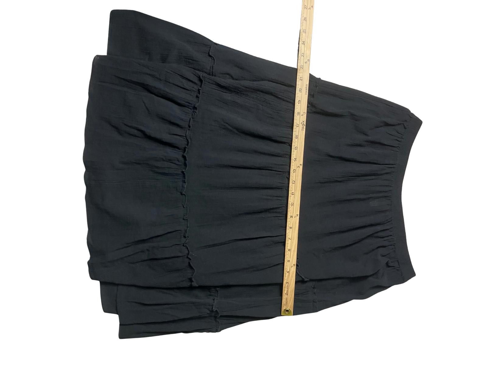 Blair Blair Black Ruched Skirt Size L Minimal Elegant Size L Size 36" / US 14 / IT 50 - 5 Thumbnail