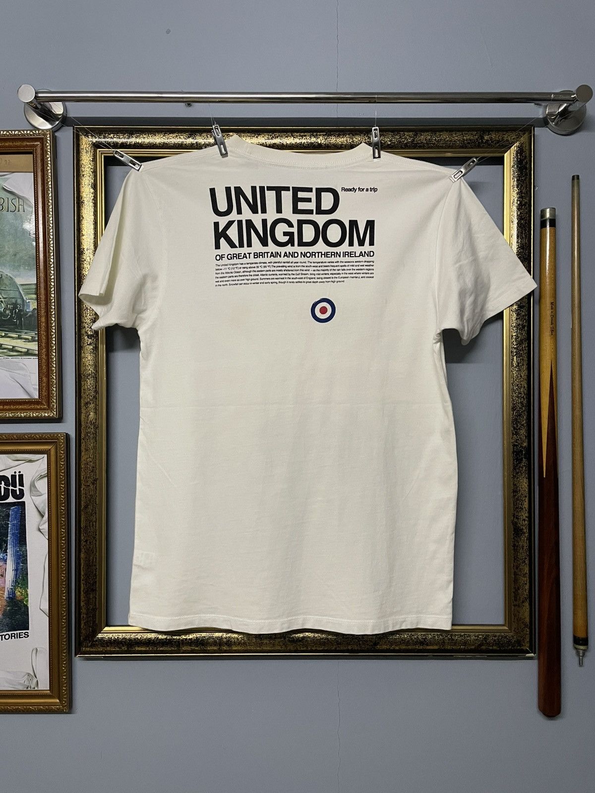 Designer × Japanese Brand × Vintage Vintage Designer Graniph Ready For Trip Great Britain Tshirt Size US S / EU 44-46 / 1 - 5 Thumbnail