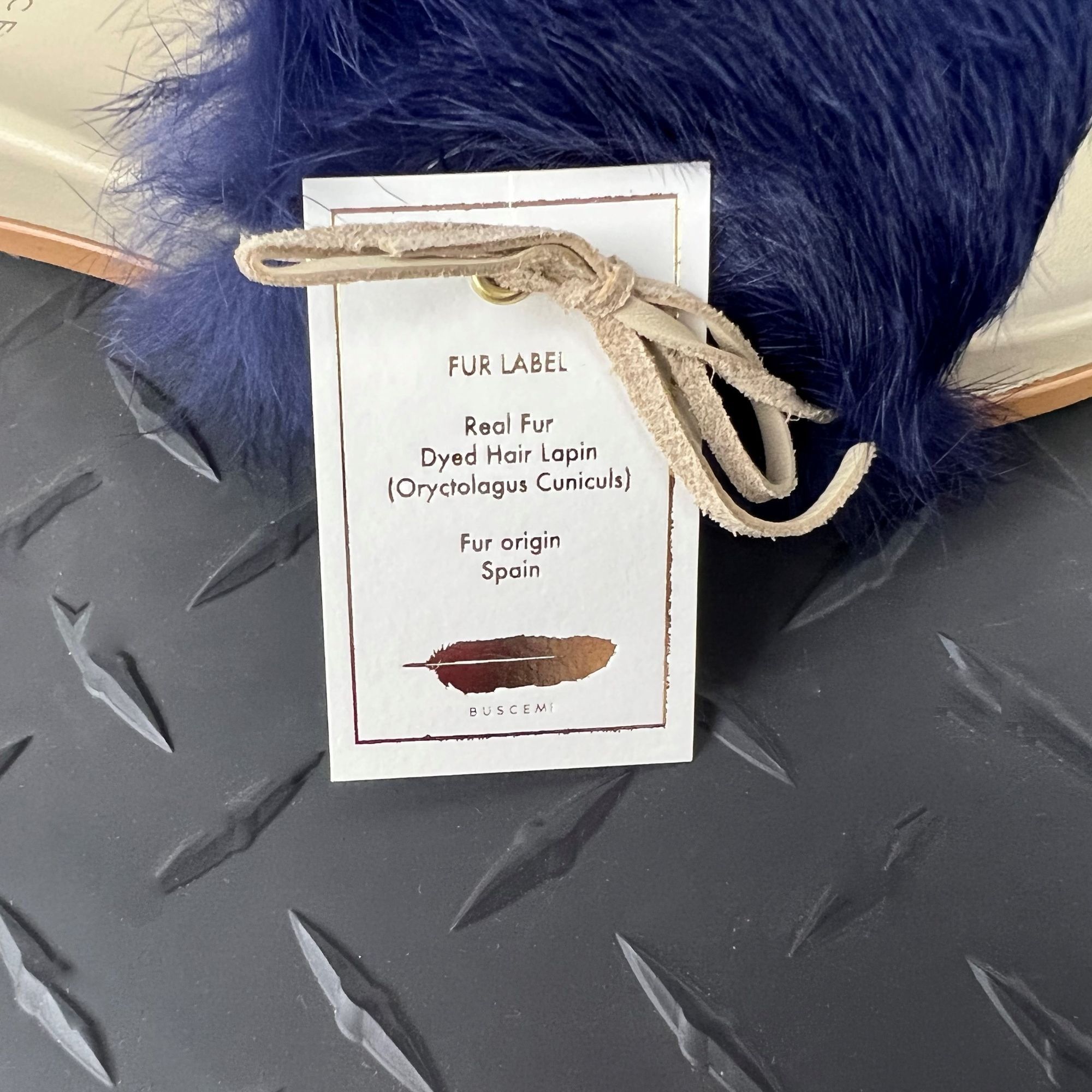 Buscemi Buscemi Slide Fur Clot Purple Leather Slippers US 6 EU 36 Size US 6 / IT 36 - 4 Thumbnail
