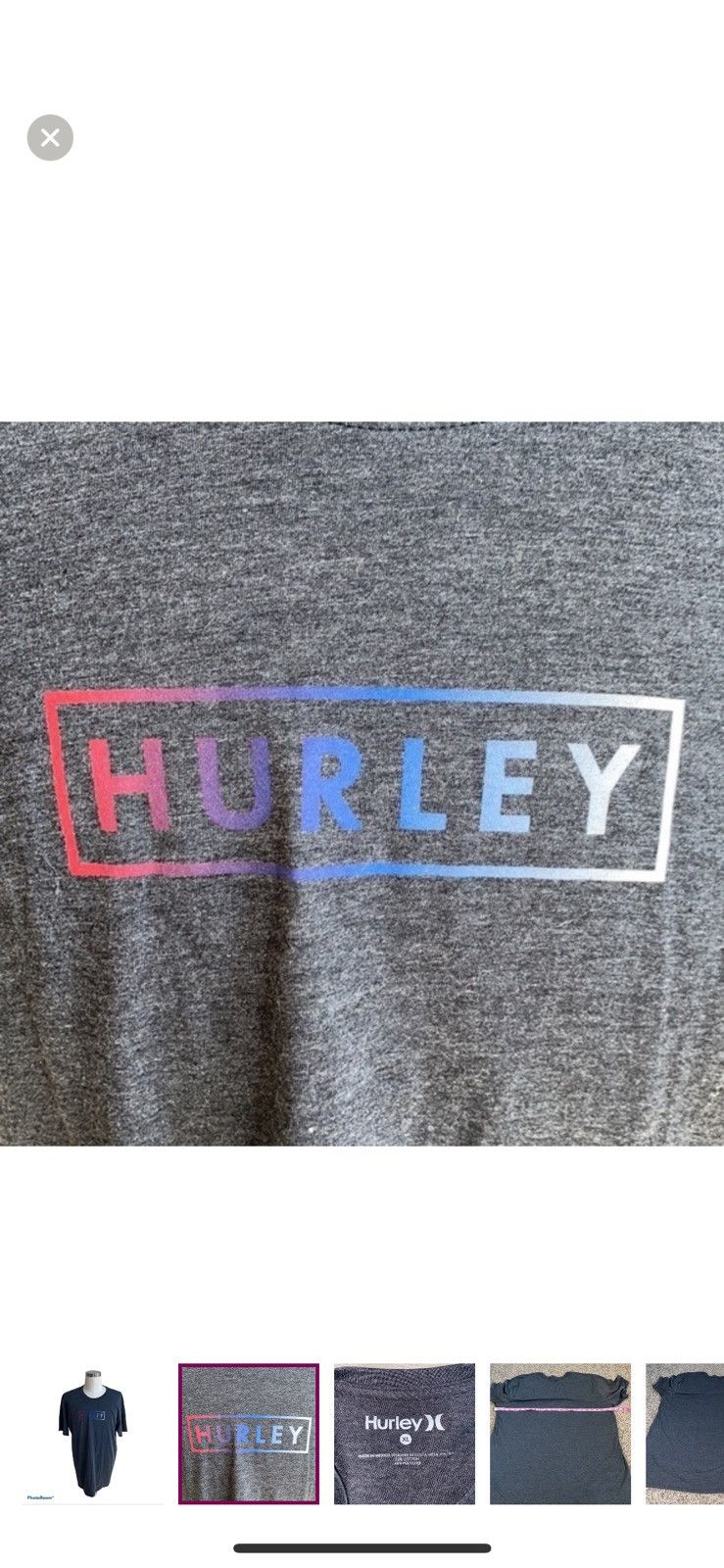 Hurley Hurley XL logo crewneck tee Size US XL / EU 56 / 4 - 2 Thumbnail