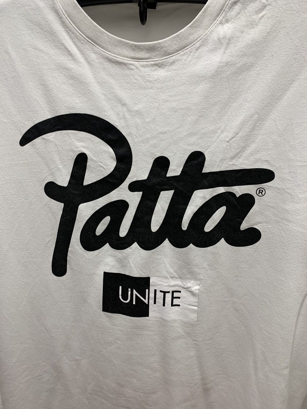 Patta Patta unite white box logo t-shirt Amsterdam Xl sz Size US XL / EU 56 / 4 - 4 Thumbnail
