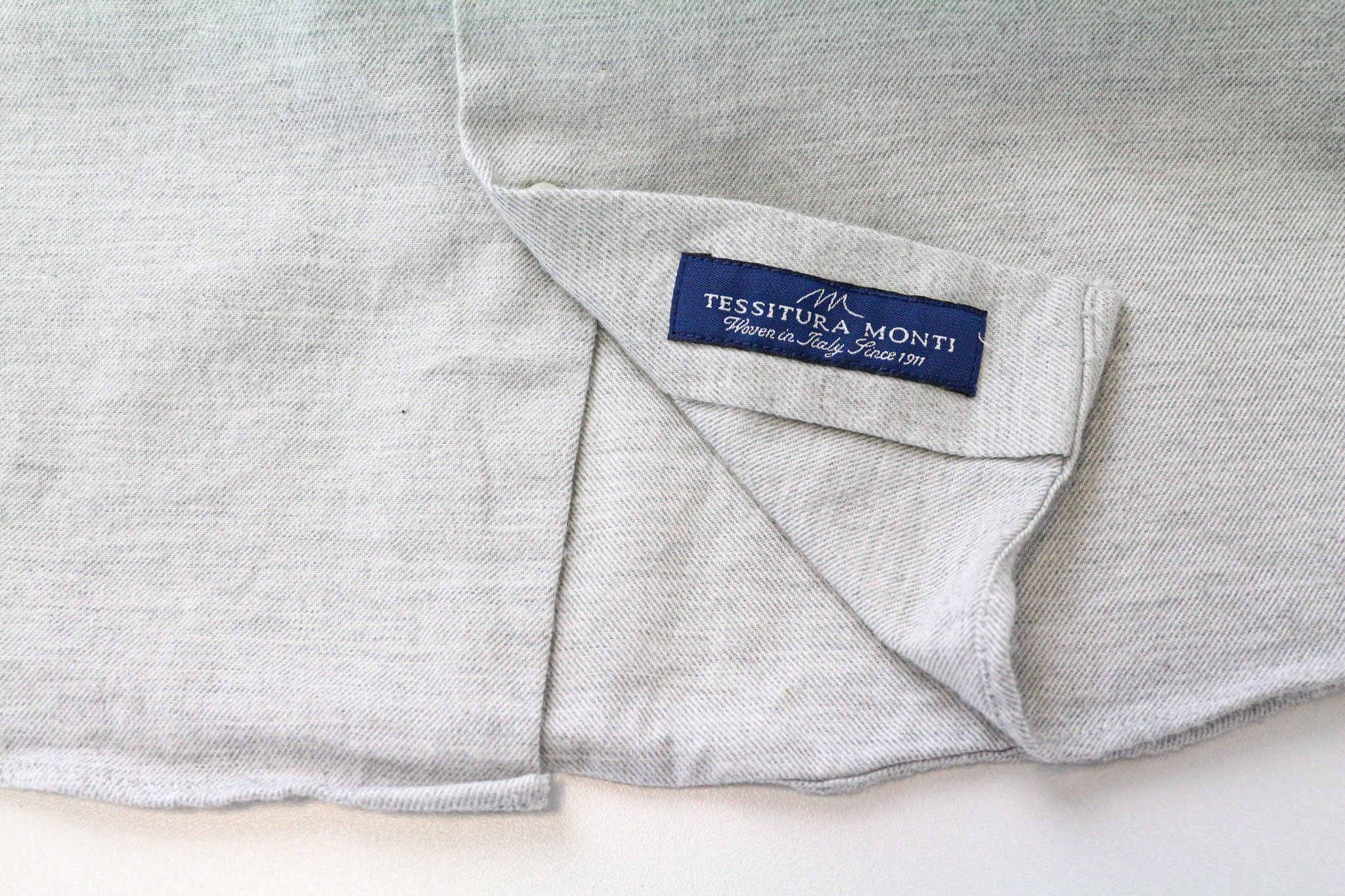 Suitsupply 35/36/13 1/2 Grey Cotton Cutaway Shirt 77097 Size 36R - 6 Thumbnail
