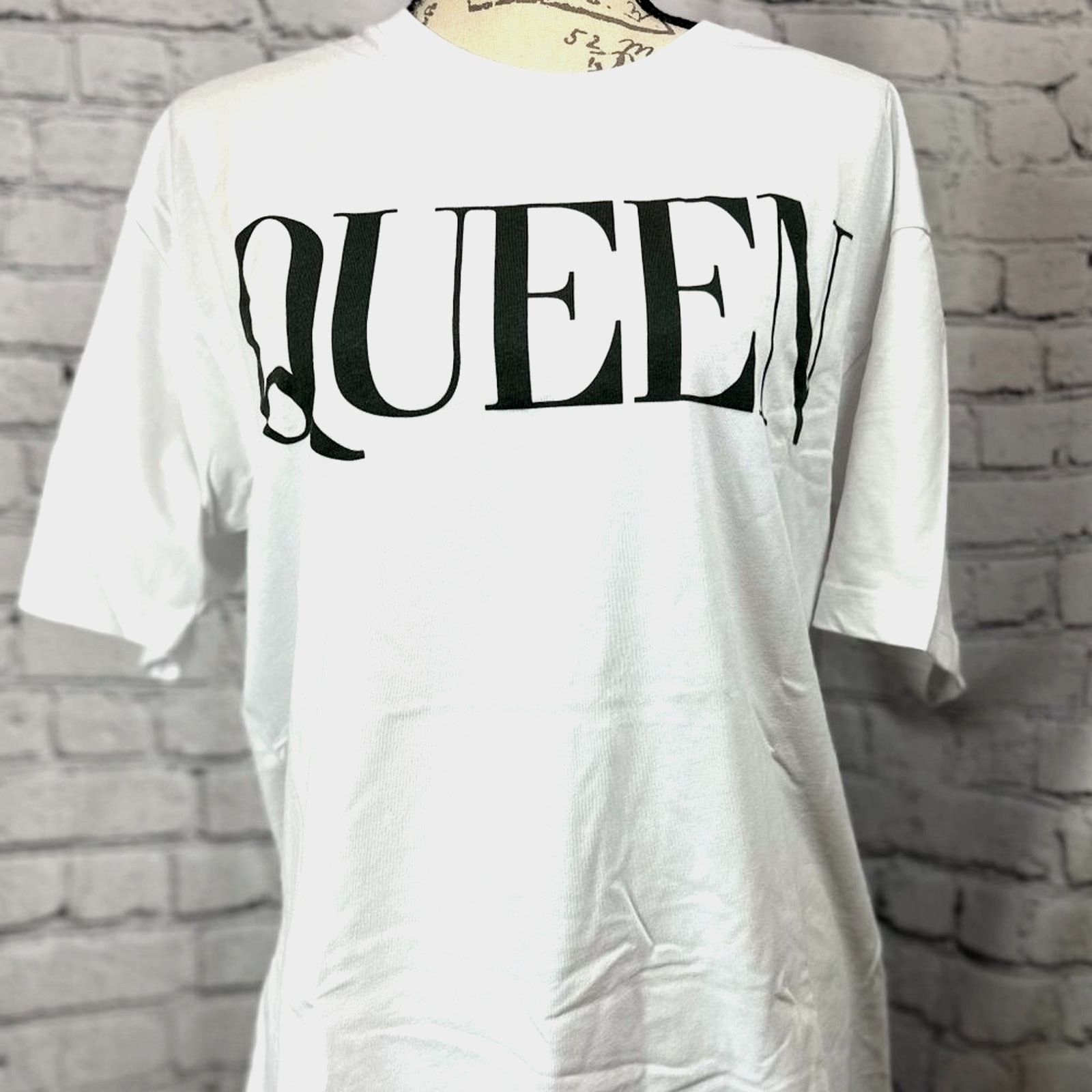 Other Queen White with Black Letters Tee Shirt - L Size L / US 10 / IT 46 - 3 Thumbnail