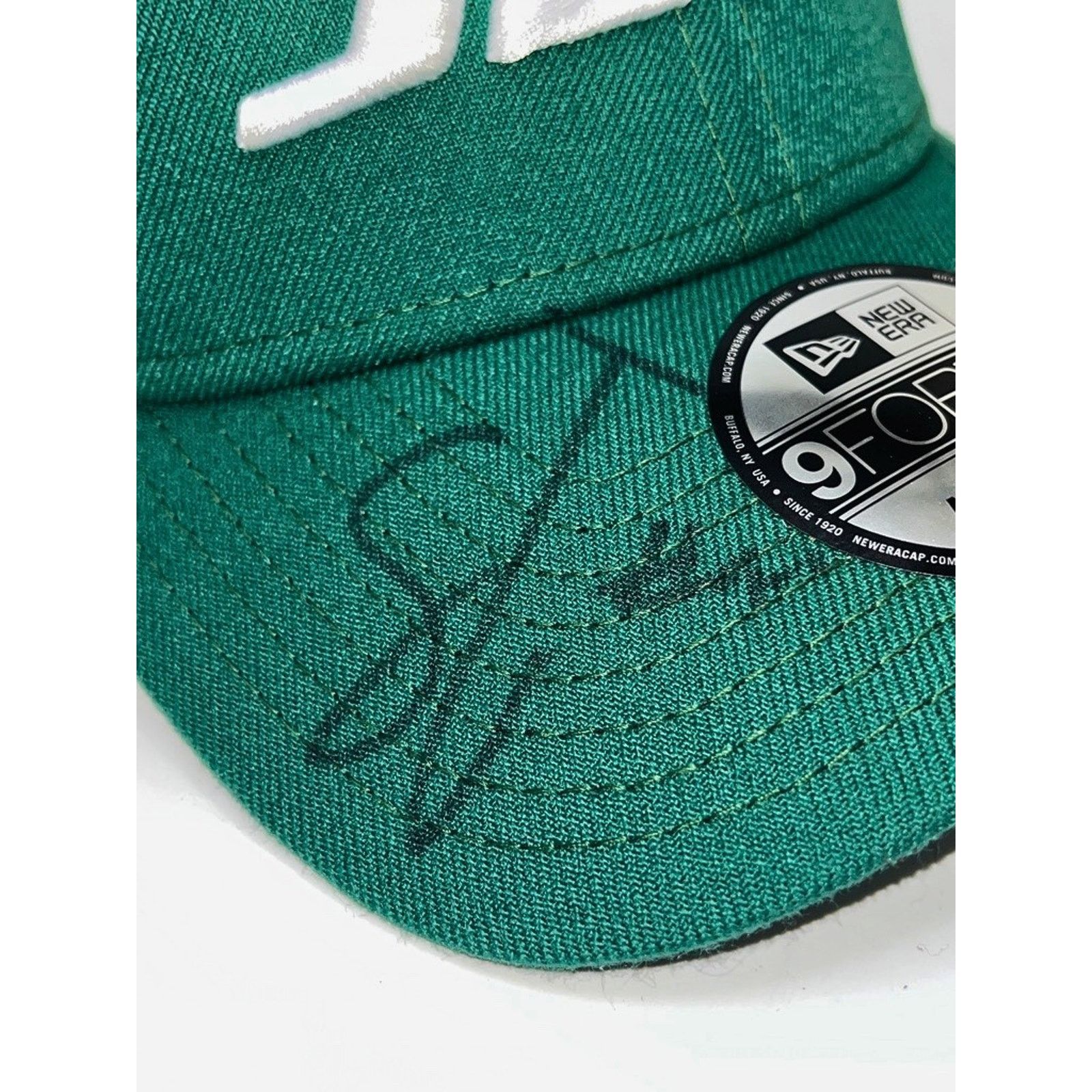 New Era New York Jets Solomon Thomas Signed New Era Strapback Hat Size ONE SIZE - 9 Thumbnail