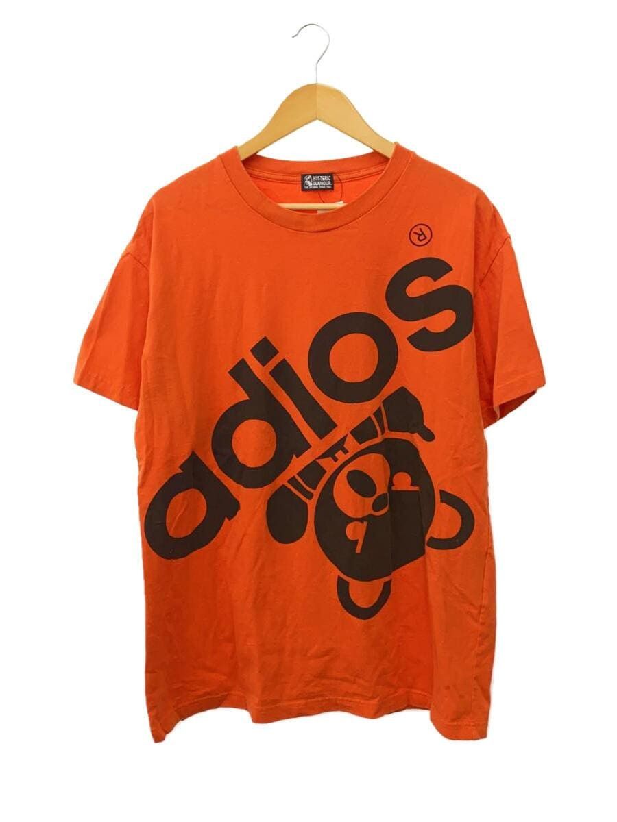 image of Hysteric Glamour Adios T-Shirt in Orange, Men's (Size XL)