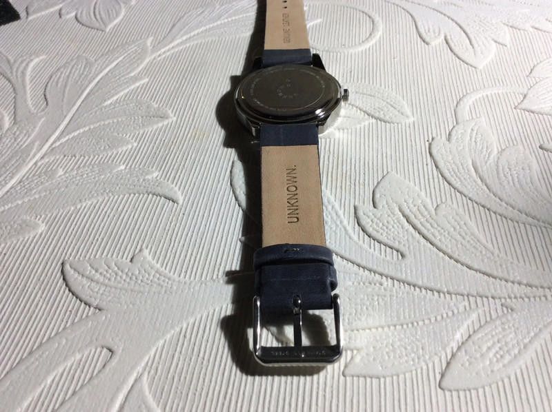 Designer Unknown silver dial leather strap watch Size ONE SIZE - 5 Thumbnail
