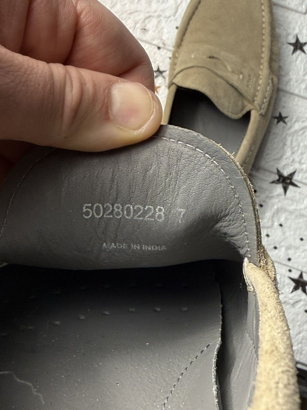 Hugo Boss HUGO BOSS US7 UK6.5 EUR41.5 Suede Shoes Men Beige Size US 7 / EU 40 - 12 Thumbnail