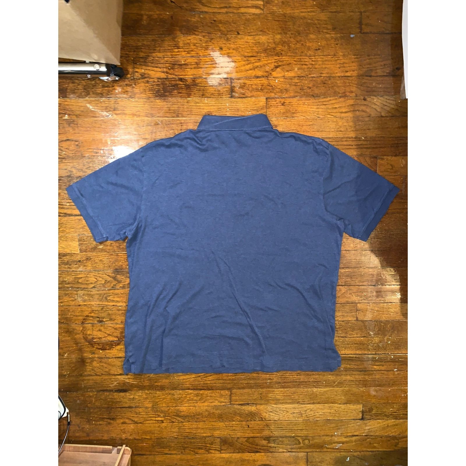 Polo Ralph Lauren Polo Ralph Lauren Navy Blue Polo Shirt Mens XXL Flesh Pony Size US XXL / EU 58 / 5 - 6 Thumbnail