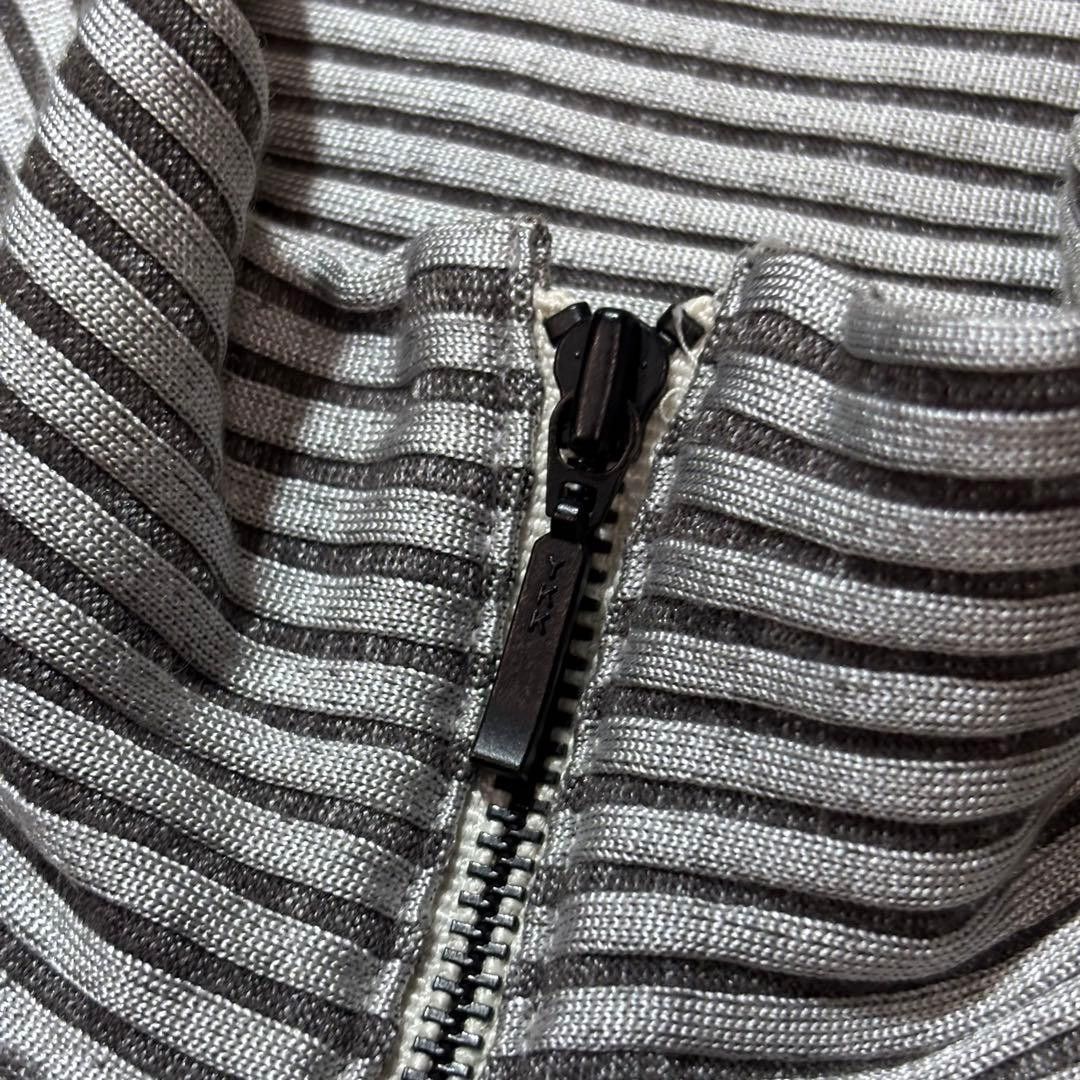 Jean Paul Gaultier Jean Paul Gaultier Y2K Archive Half-Zip Knit, Silver Size US L / EU 52-54 / 3 - 8 Thumbnail