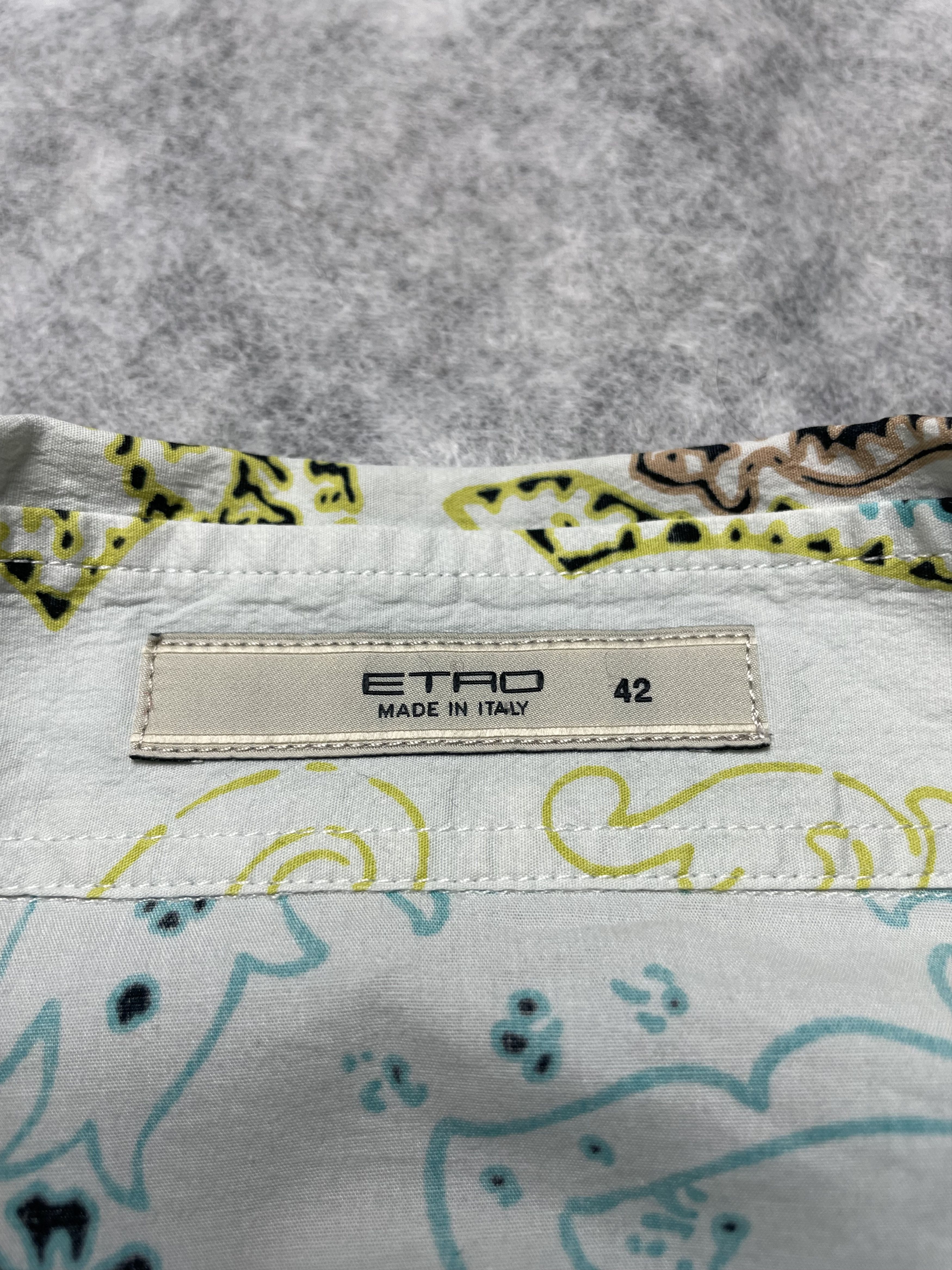 Etro ETRO Women’s Multicolor Paisley Button Down Shirt IT 42 Size M / US 6-8 / IT 42-44 - 9 Thumbnail