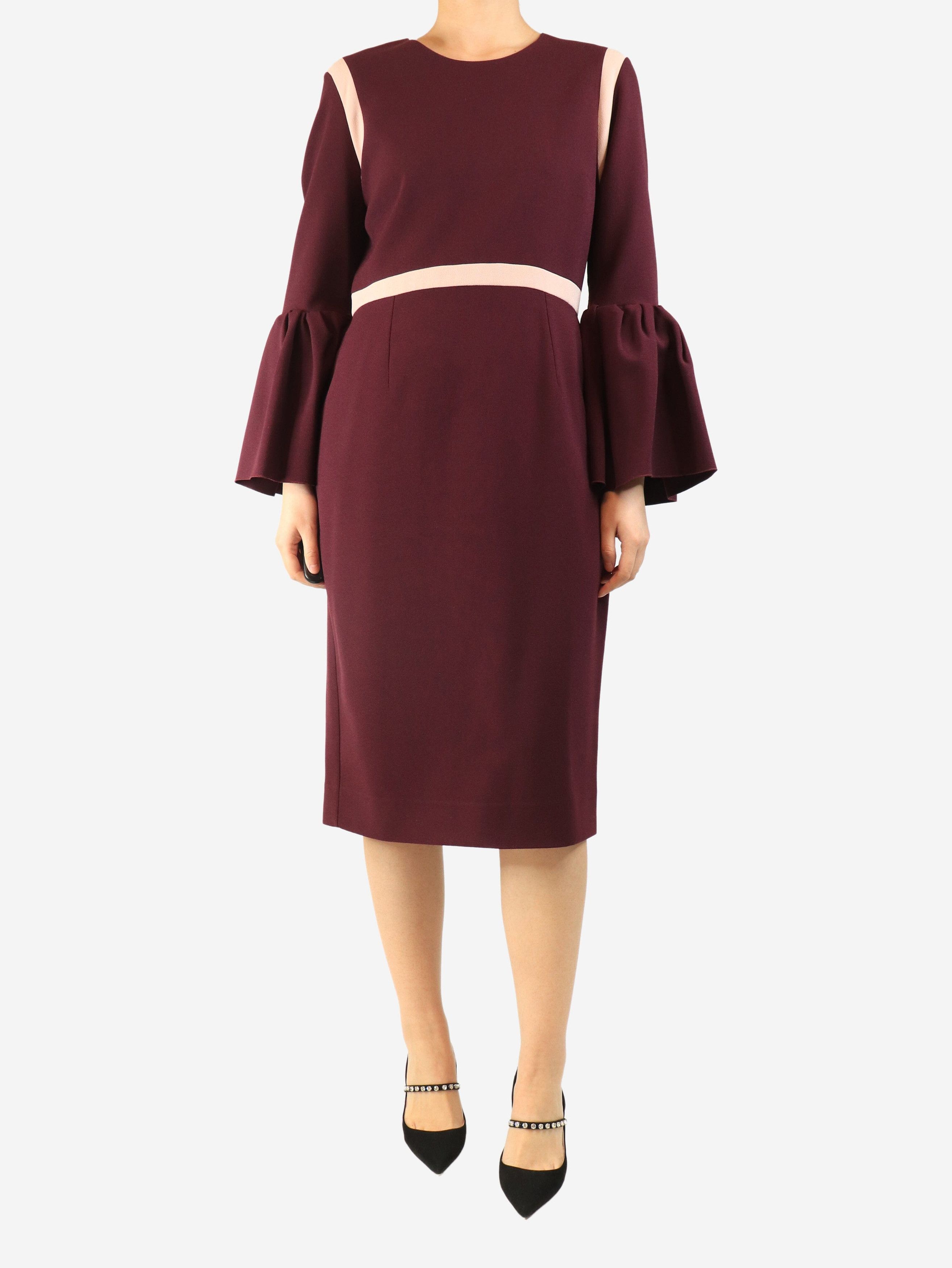 ROKSANDA Purple crepe midi dress - UK 14 Size L / US 10 / IT 46 - 1 Thumbnail