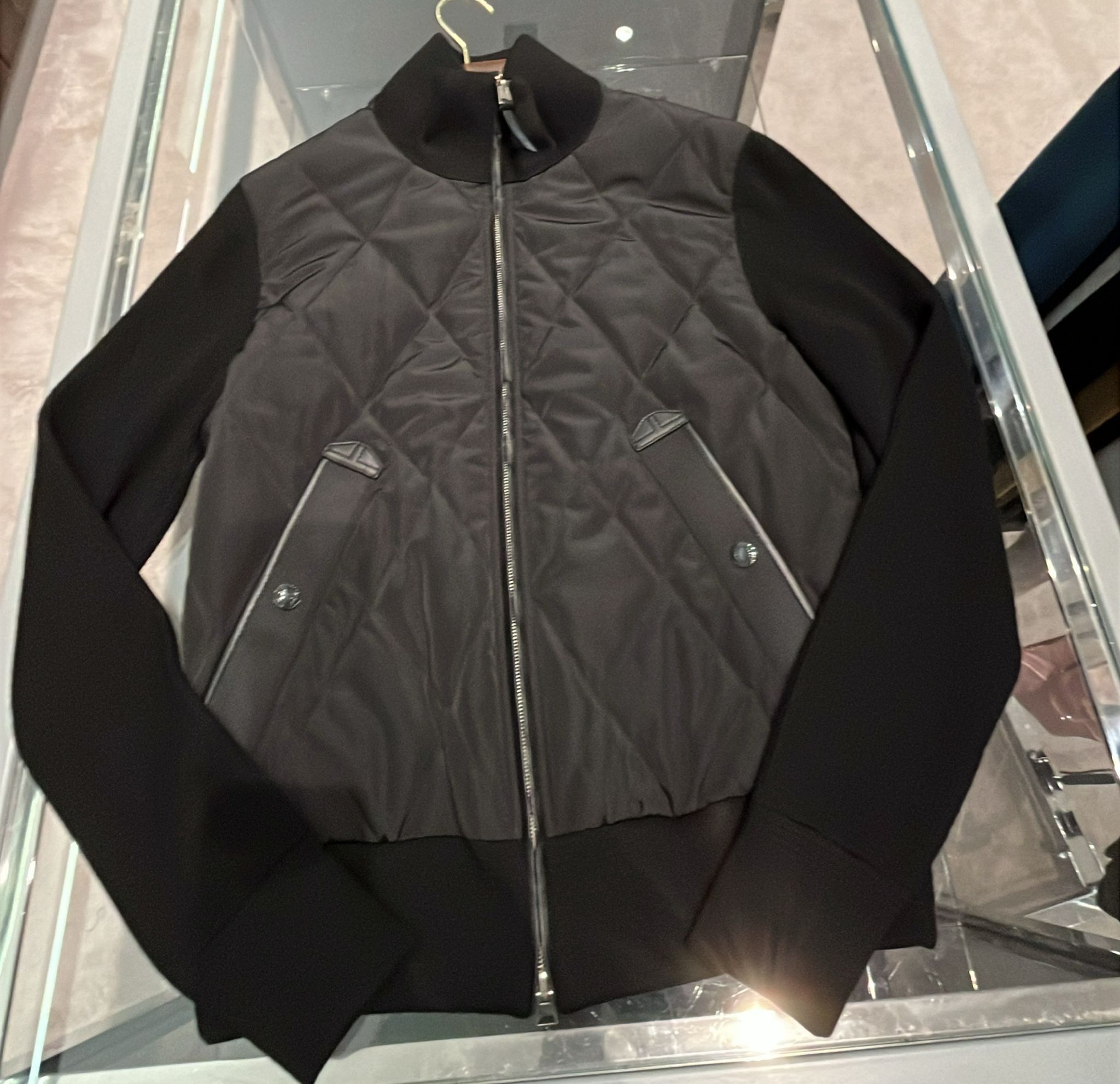 Tom Ford o1loc1c0525 KZY009 Nylon Blouson Jacket in Black Size US M / EU 48-50 / 2 - 1 Thumbnail
