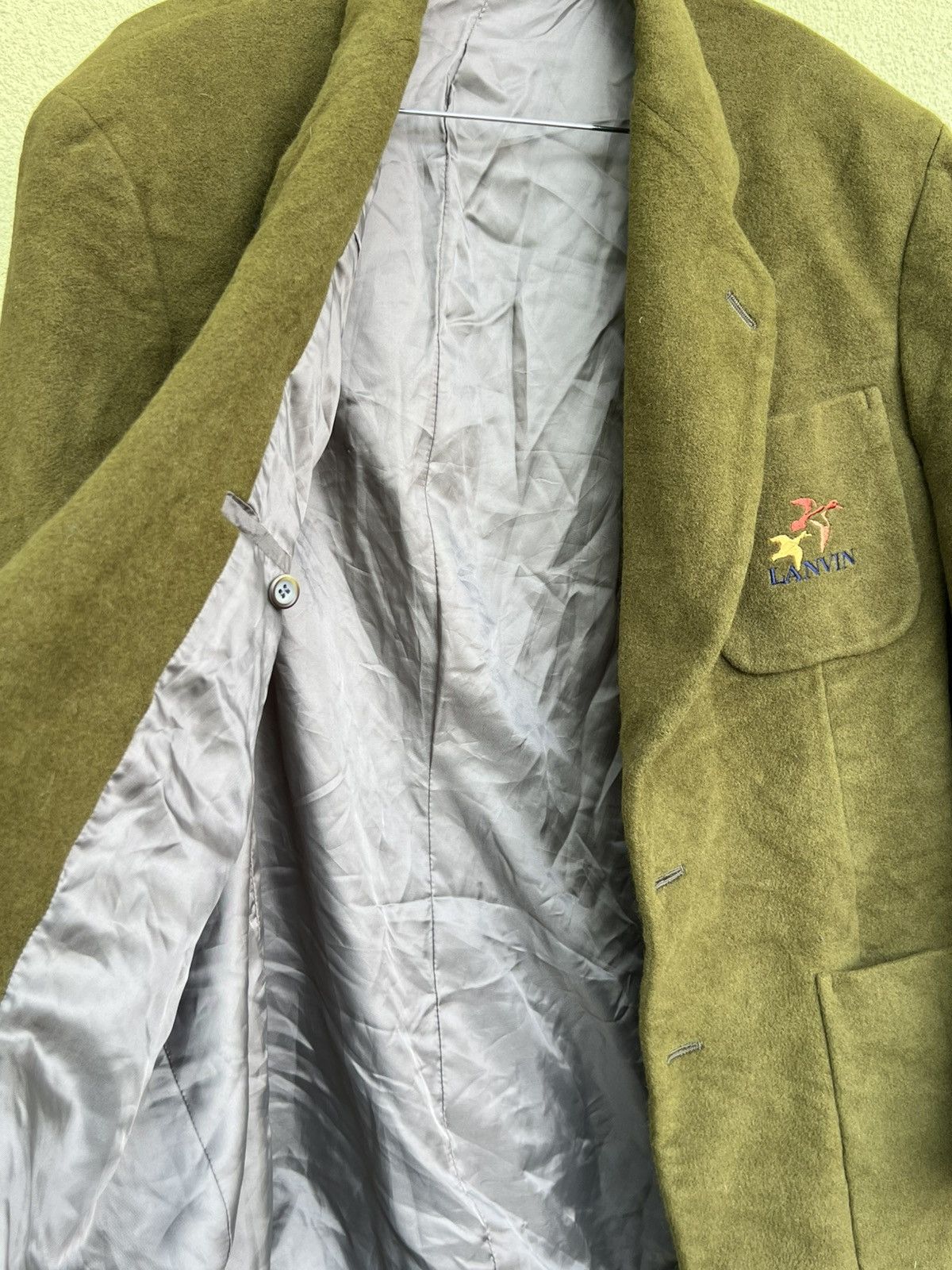 Lanvin Lanvin Vintage green wool blazer. Size 44L - 6 Thumbnail