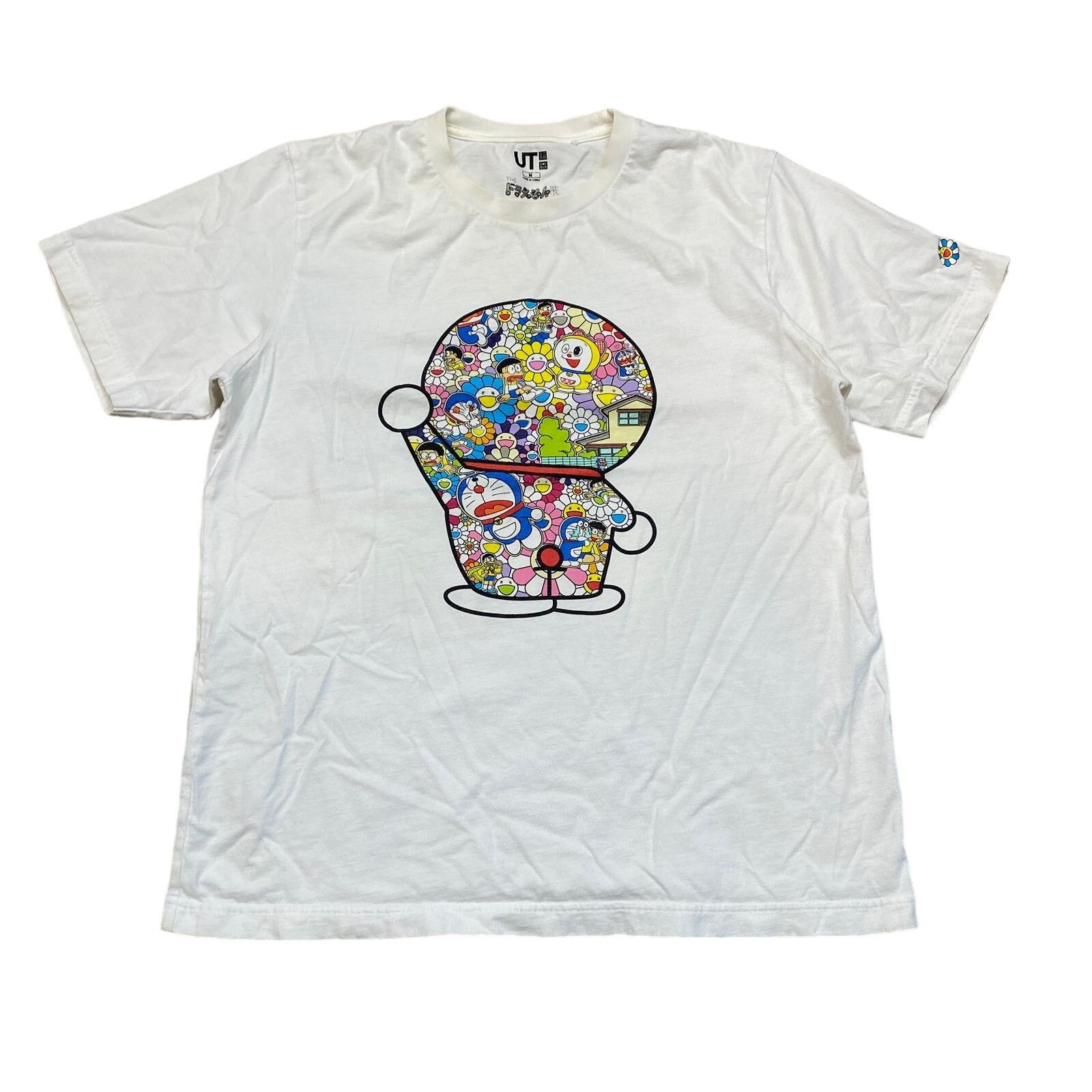 Takashi Murakami × Uniqlo 2017 Takashi Murakami Doraemon Uniqlo T Shirt Men's Medium Size US M / EU 48-50 / 2 - 1 Thumbnail