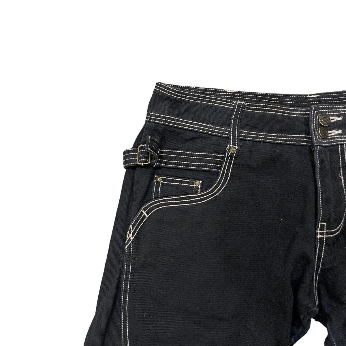 If Six Was Nine × Japanese Brand × True Religion Japanese Brand Clef De Sol Denim Pants Size 34" / US 12 / IT 48 - 11 Thumbnail