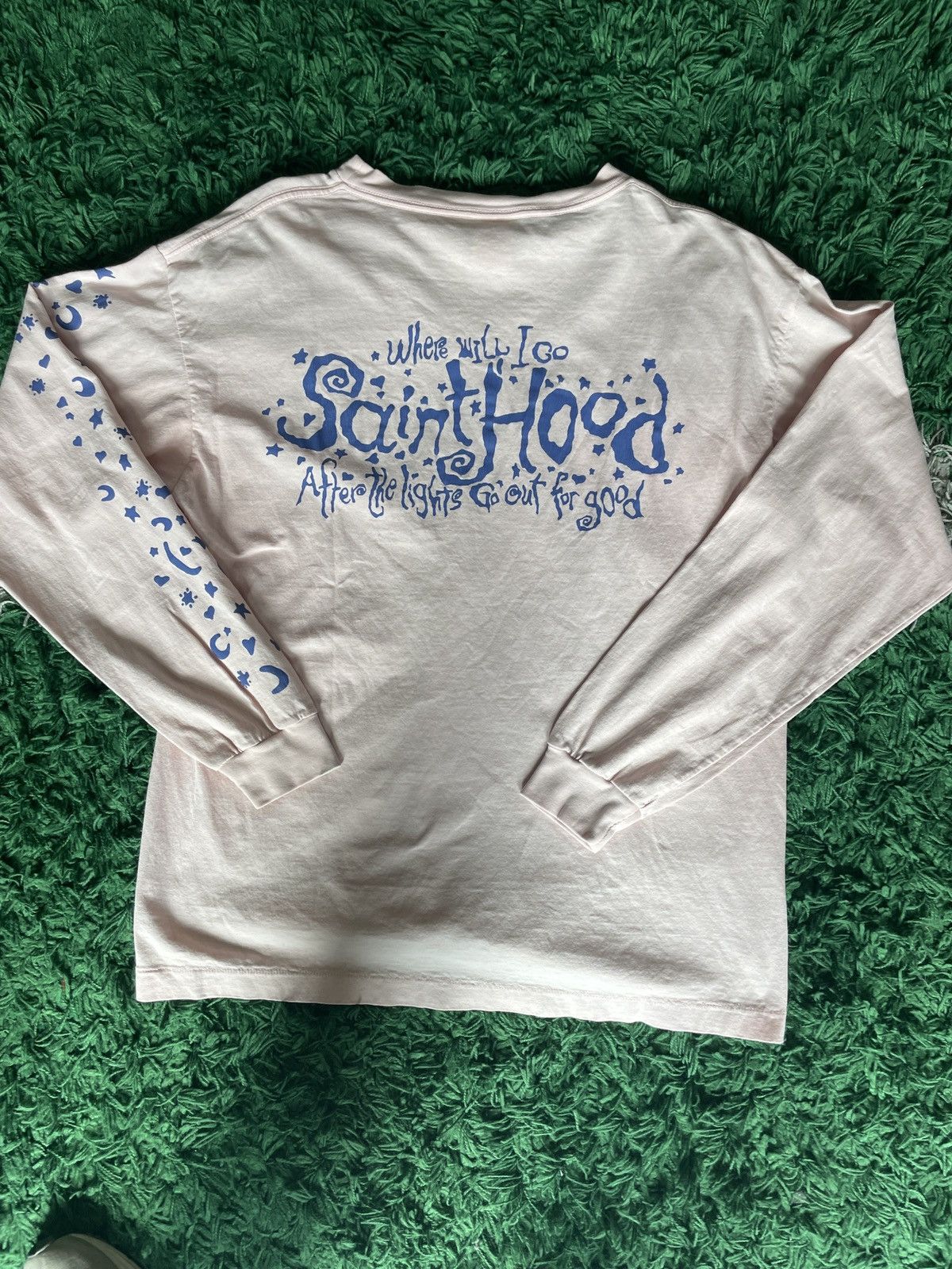 Saint Michael Saint Michael Love Long Sleeve T-Shirt Pink L Size US L / EU 52-54 / 3 - 3 Thumbnail