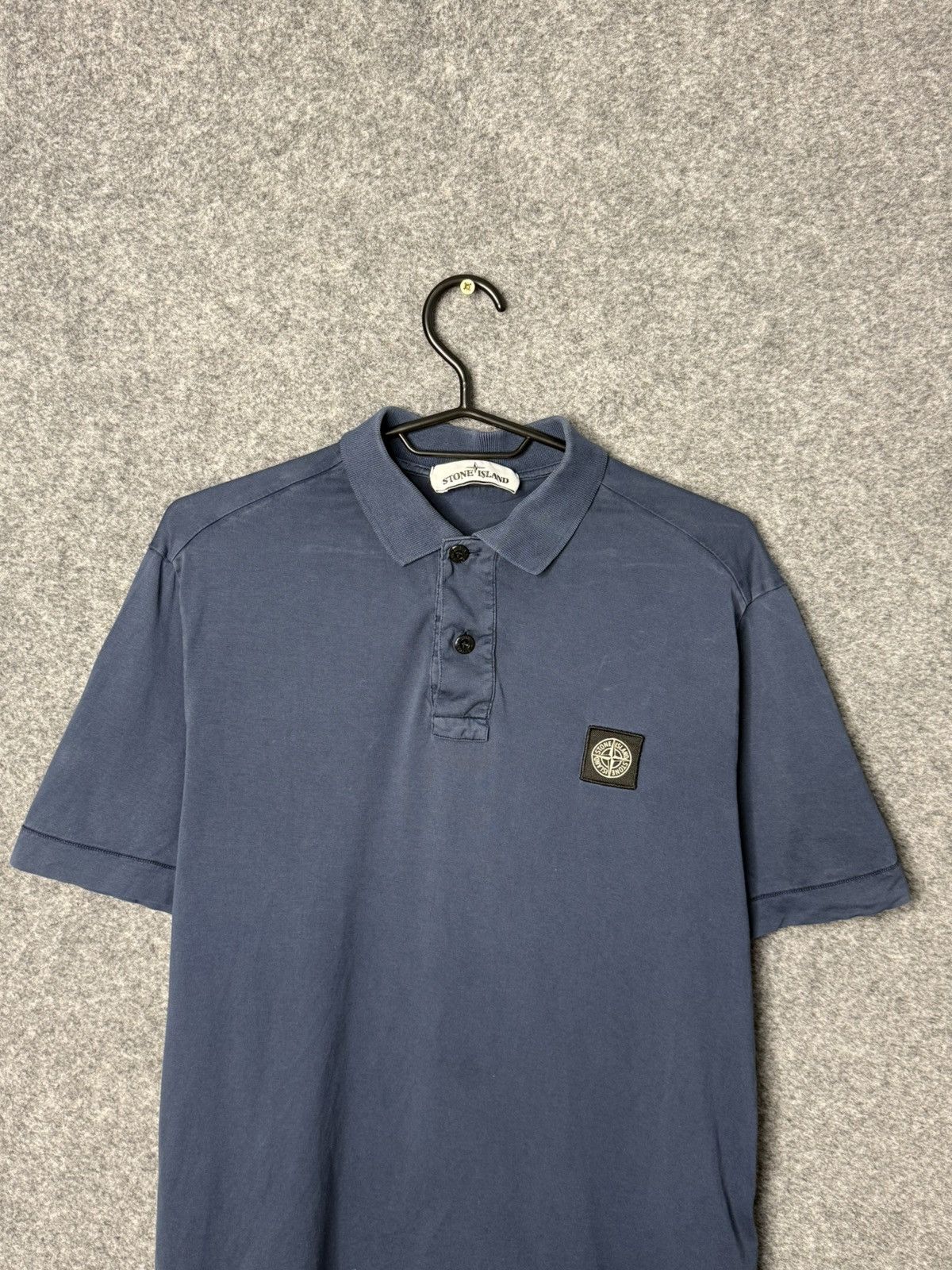 Stone Island Stone Island Navy Blue Small Logo Polo tshirt size M Size US M / EU 48-50 / 2 - 3 Thumbnail