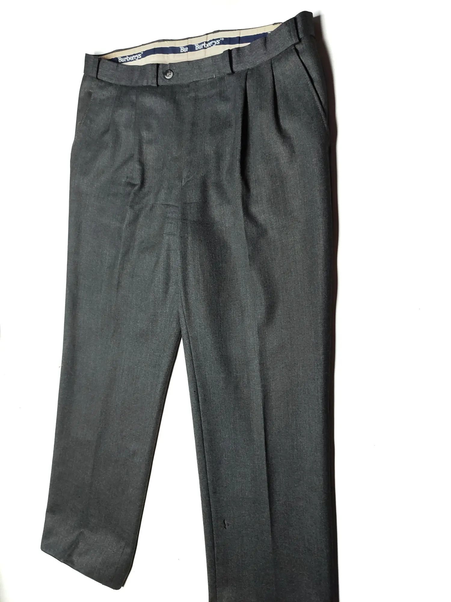 Burberry Burberry's Vintage Wool Casual Pants Size US 34 / EU 50 - 2 Thumbnail