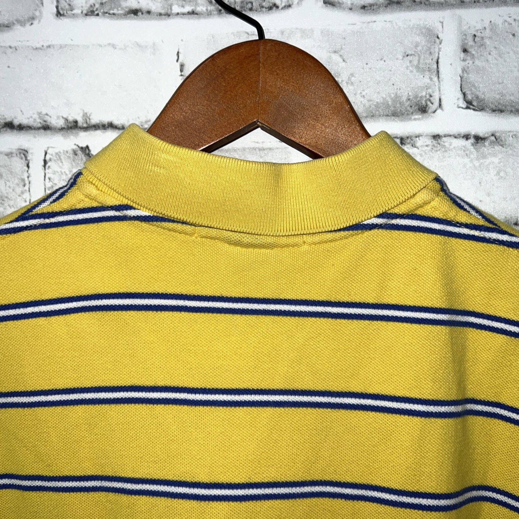 Ralph Lauren Polo Ralph Lauren Polo Shirt Striped Yellow Mens Size L Size US L / EU 52-54 / 3 - 5 Thumbnail