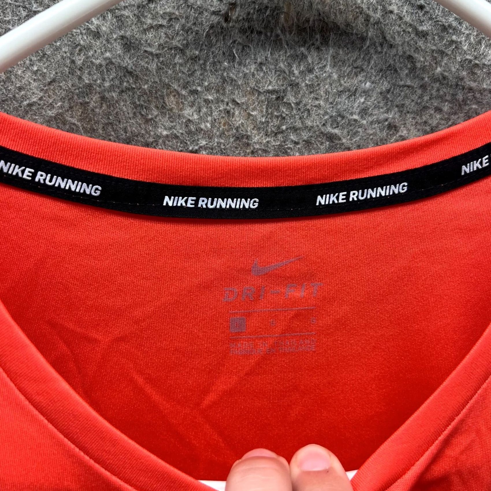 Nike Nike Shirt Women Large Orange Dri-Fit Long Sleeve Athletic Running T‑Shirt Miller Swoosh Size L / US 10 / IT 46 - 5 Thumbnail