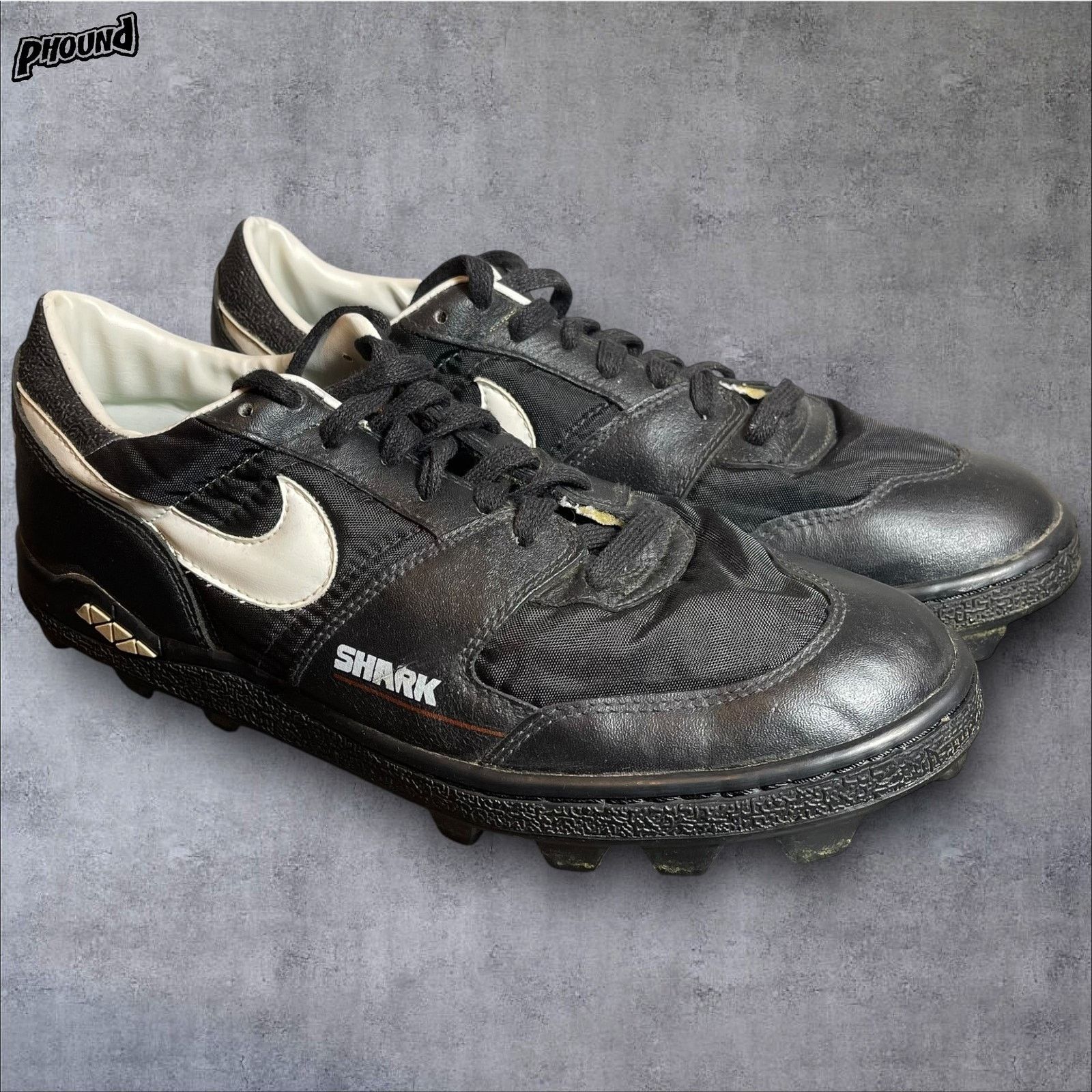 Nike Vtg Nike Shark Soccer Shoes Mens Size 12 90s Football Cleats