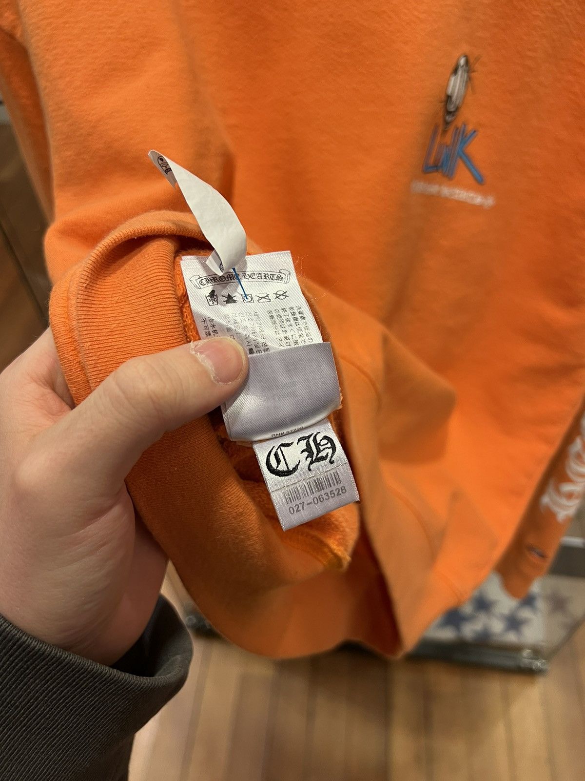 Chrome Hearts Chrome Hearts Matty Boy ‘Link’ Crewneck Sweatshirt Orange Size US XL / EU 56 / 4 - 8 Thumbnail