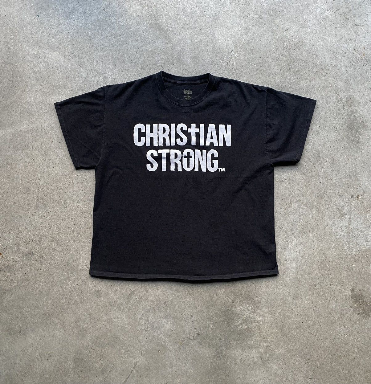 Japanese Brand × Vintage vintage Y2K JESUS CHRIST CHRISTIAN Strong spellout t-shirt Size US XL / EU 56 / 4 - 2 Thumbnail
