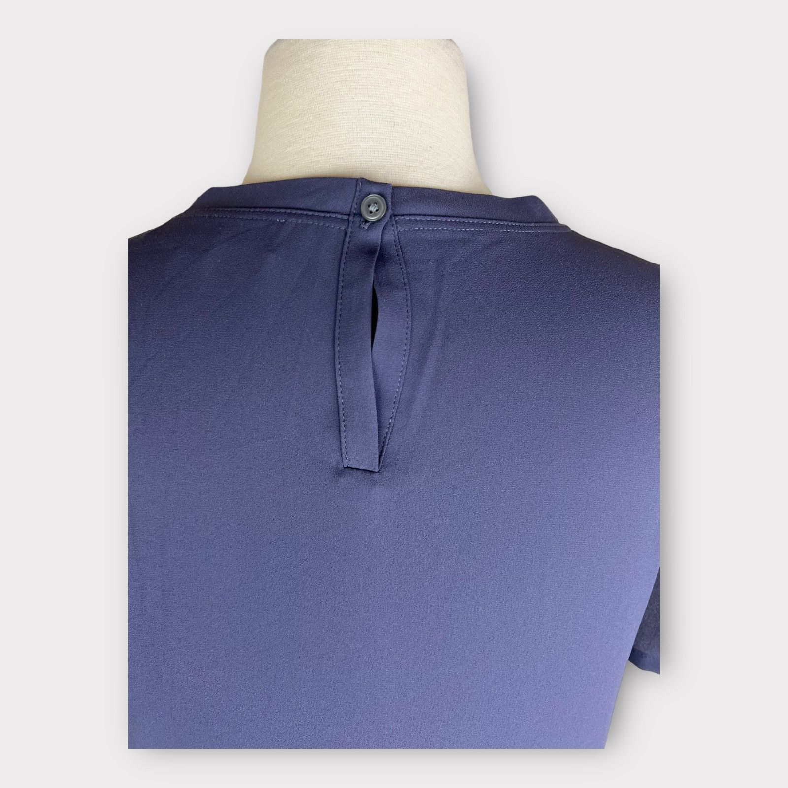 Ann Taylor Ann Taylor LOFT | Casual Gray Short Sleeve Top | XS Size XS / US 0-2 / IT 36-38 - 7 Thumbnail
